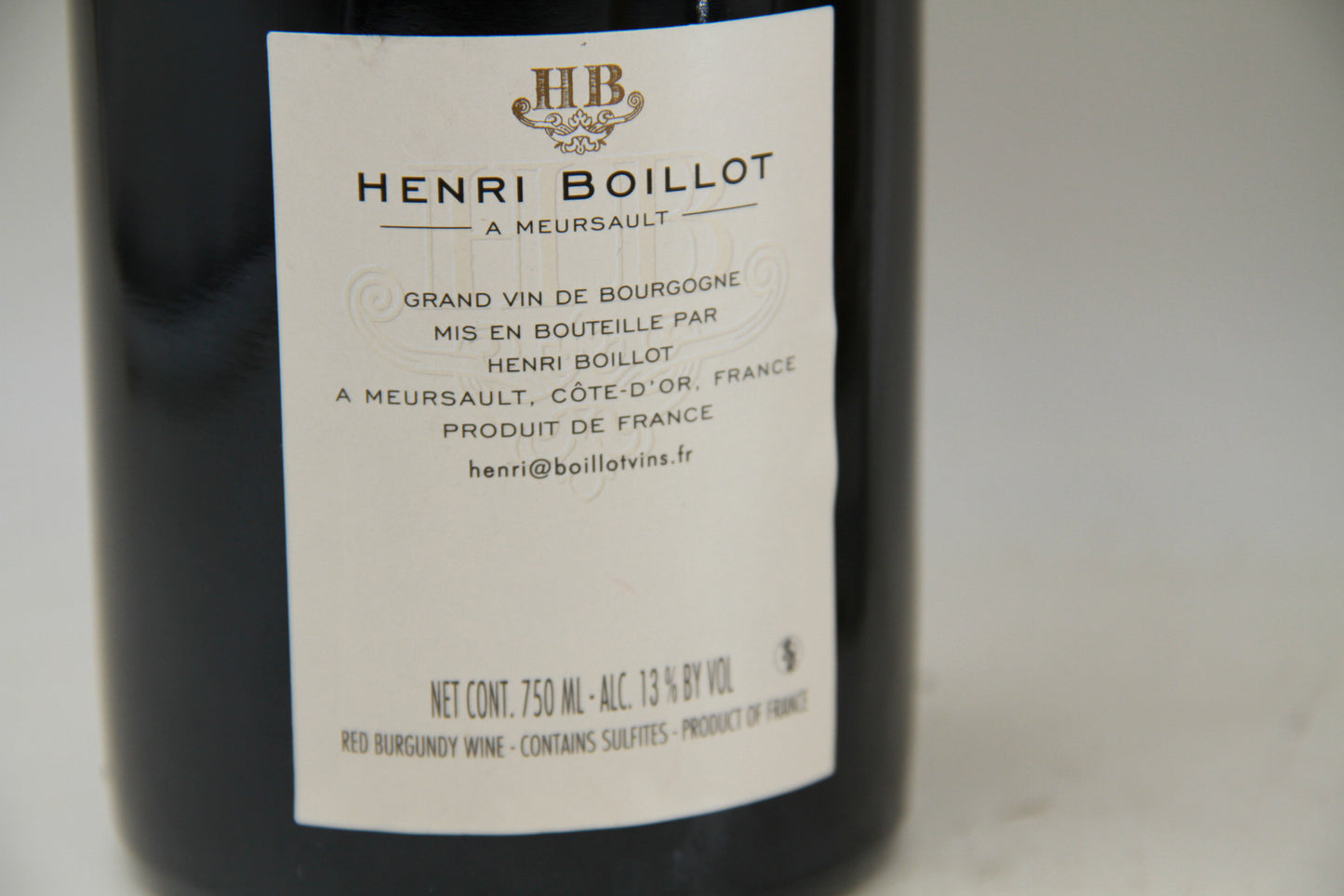 Bourgogne 'Pinot noir '  Domaine Henri Boillot