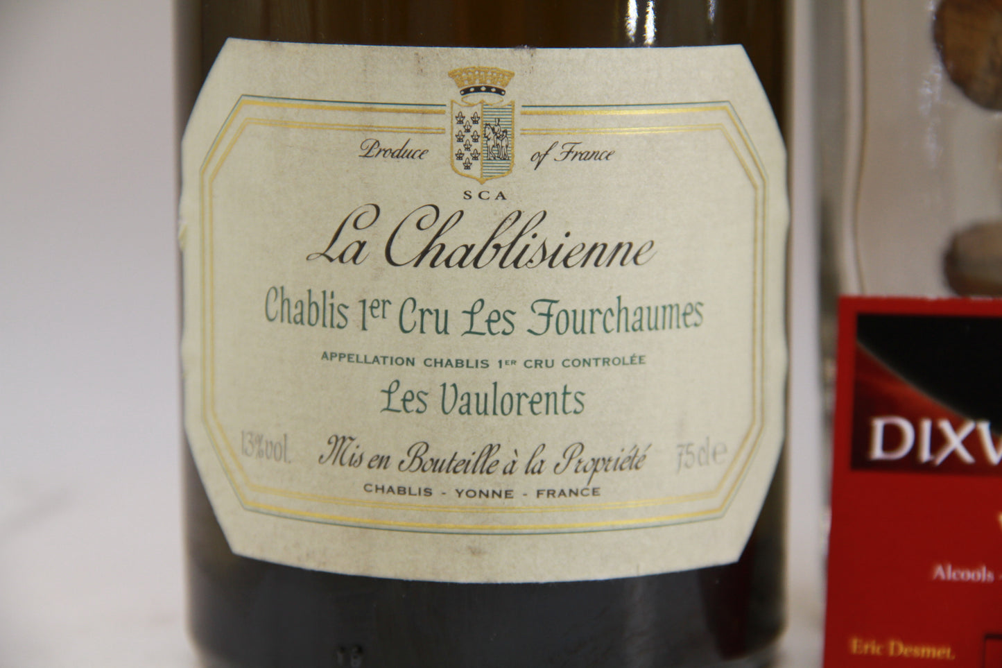 Chablis 1er Cru Les Fourchaumes  Les Vaulorents.  La Chablisienne  2002