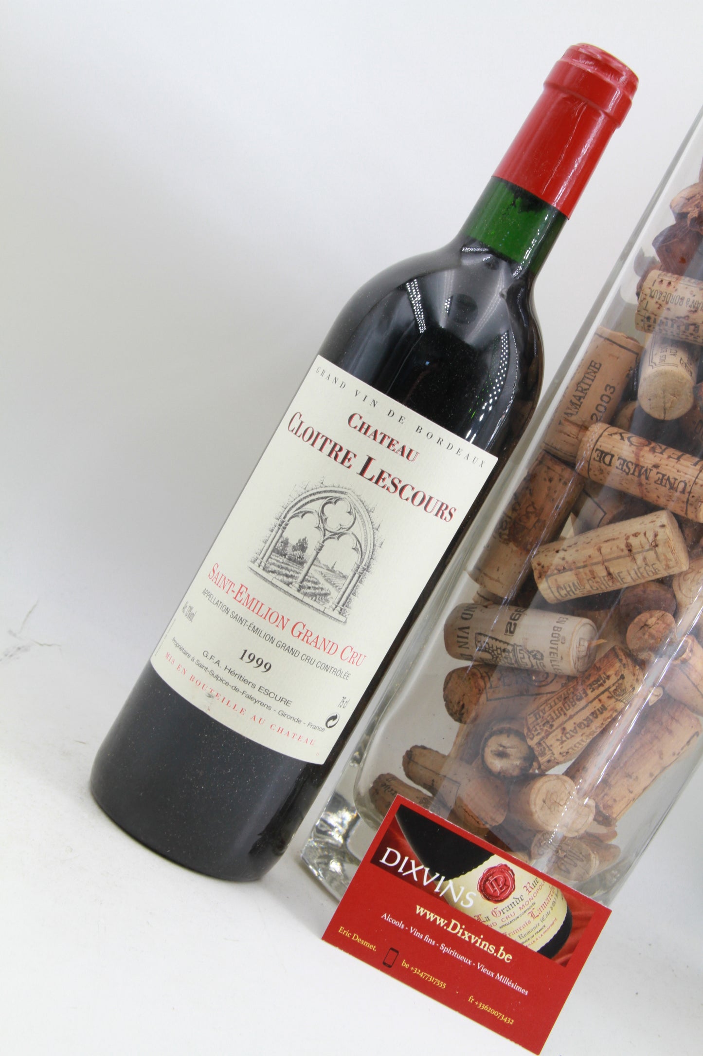 Chateau Cloitre lescours Saint émilion grand cru 1999