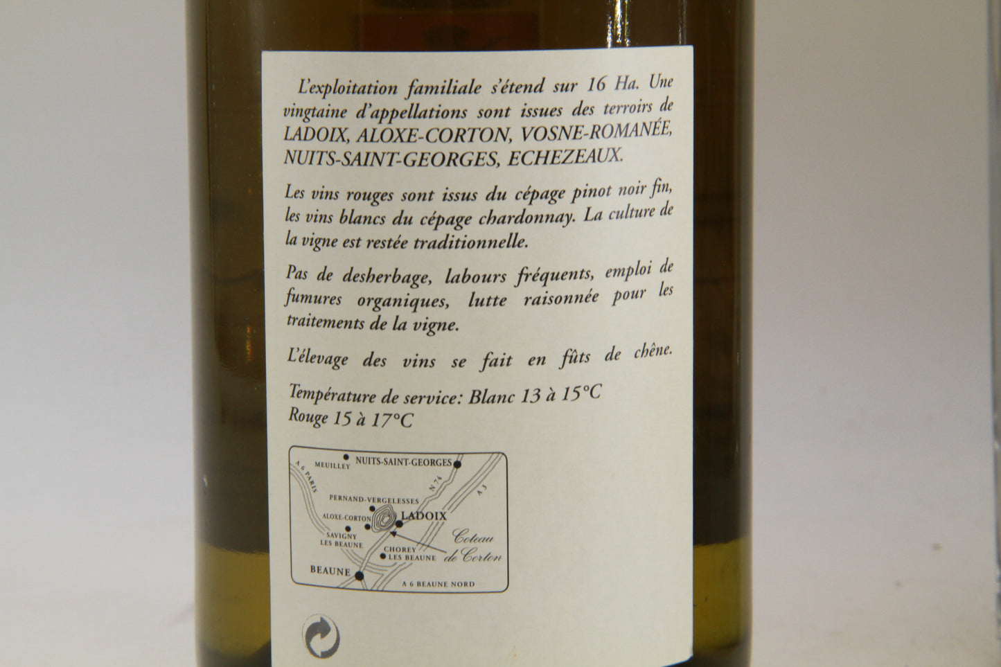 Ladoix 1er Cru " Les Gréchons " **2004 ** Domaine Nudant