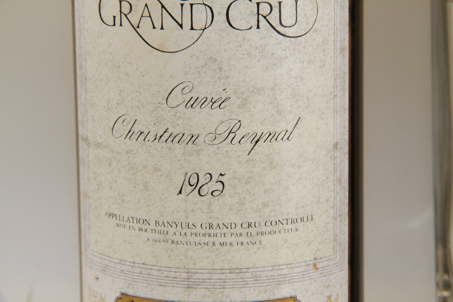 Banyuls Grand Cru  "Cuvée Christian Reynal "    1985   Domaine & Chateau du Roussillon