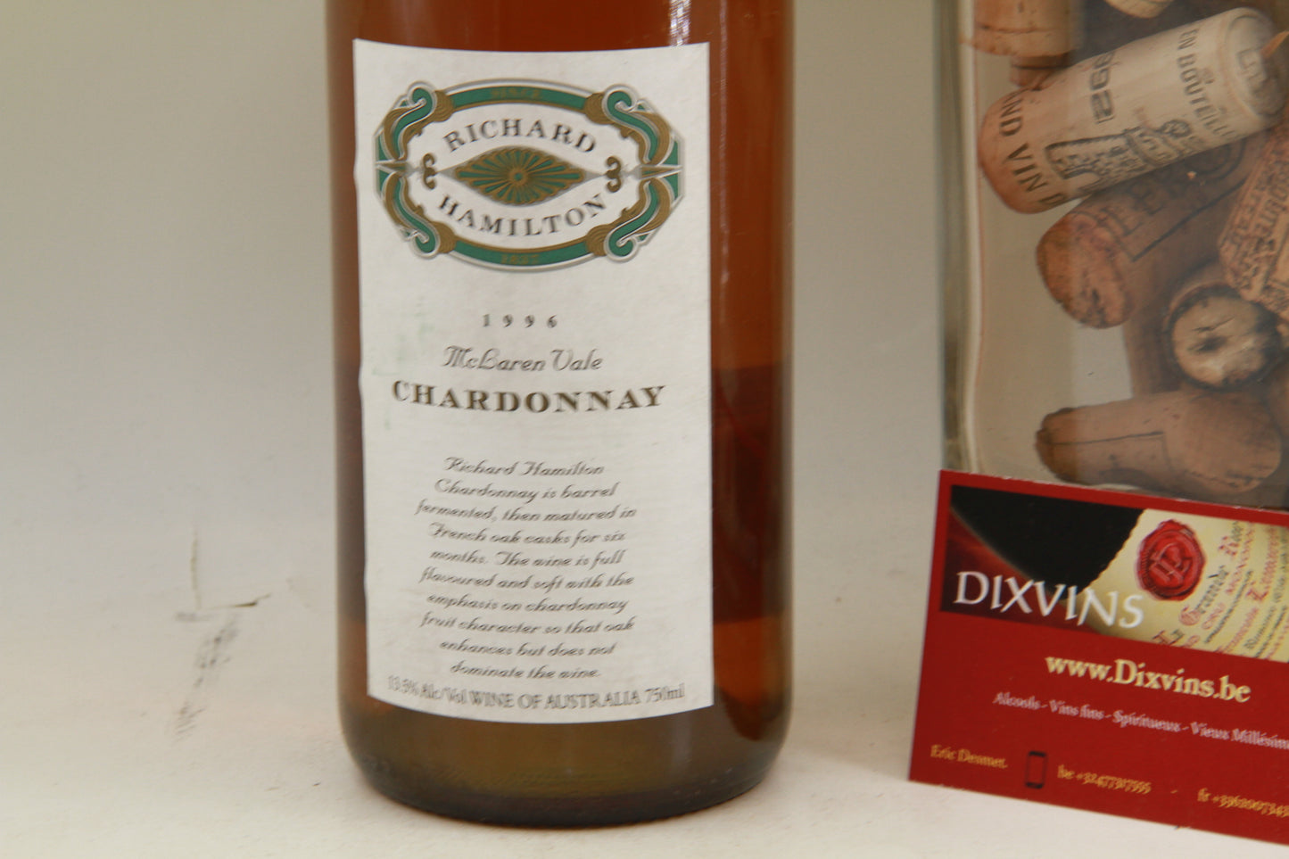 Chardonnay McLaren Vale.  Richard Hamilton  1996      Australie