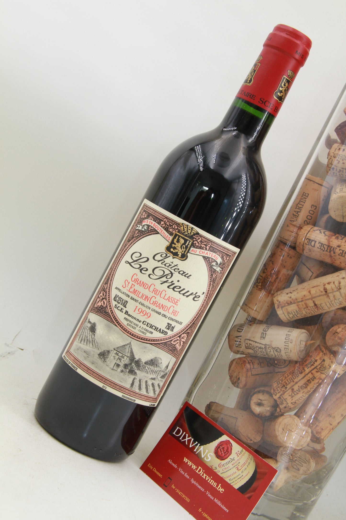 Chateau Le Prieuré  Grand Cru Classé de Saint Émilion. 1999