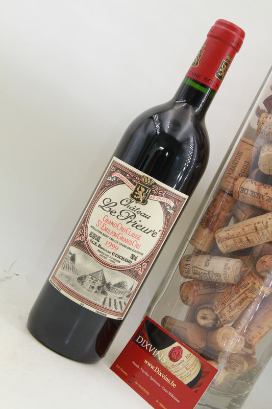 Chateau Le Prieuré  Grand Cru Classé de Saint Émilion. 1999