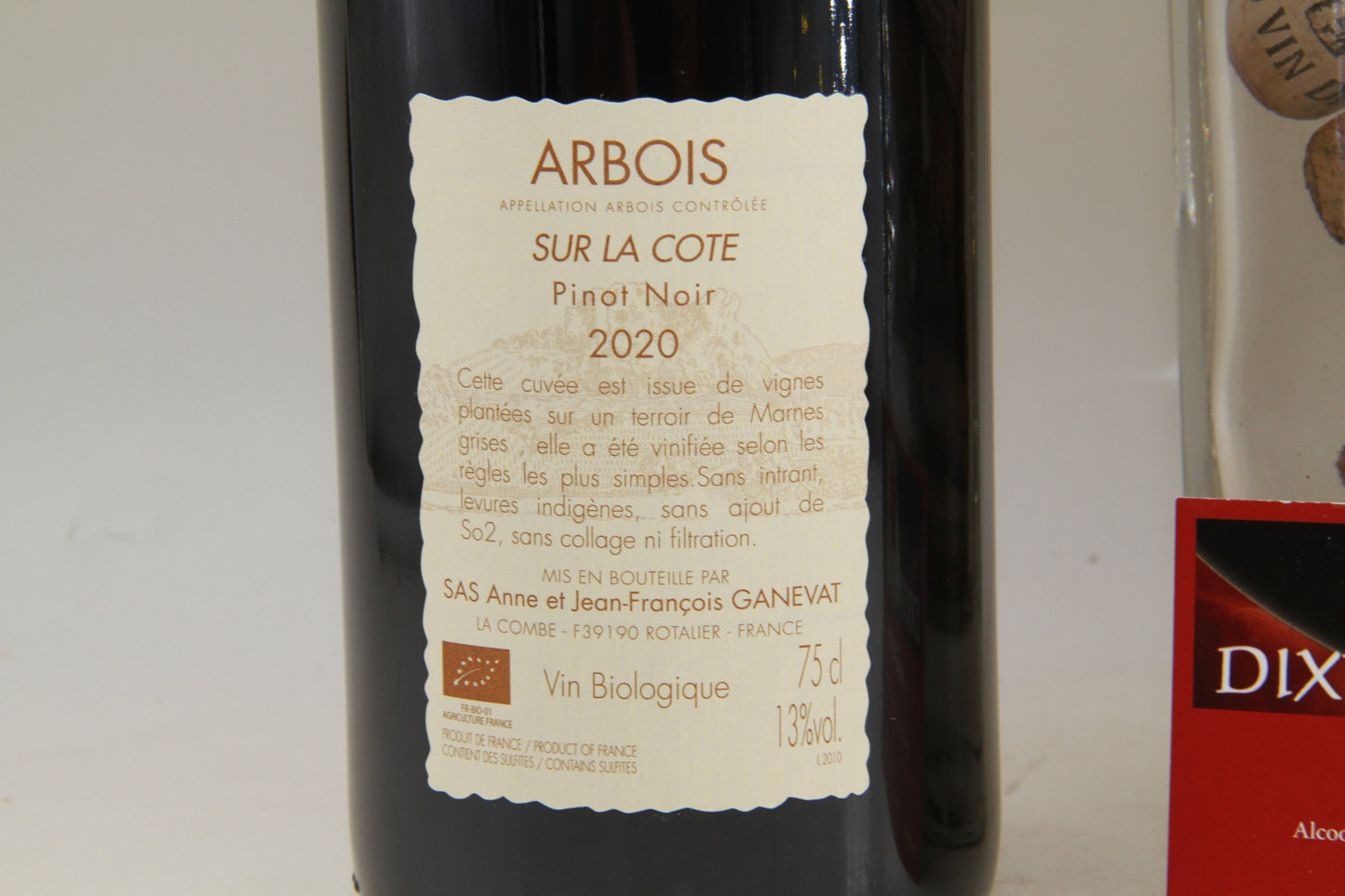 Arbois. Sur La Cote Pinot Noir   Ganevat    2020