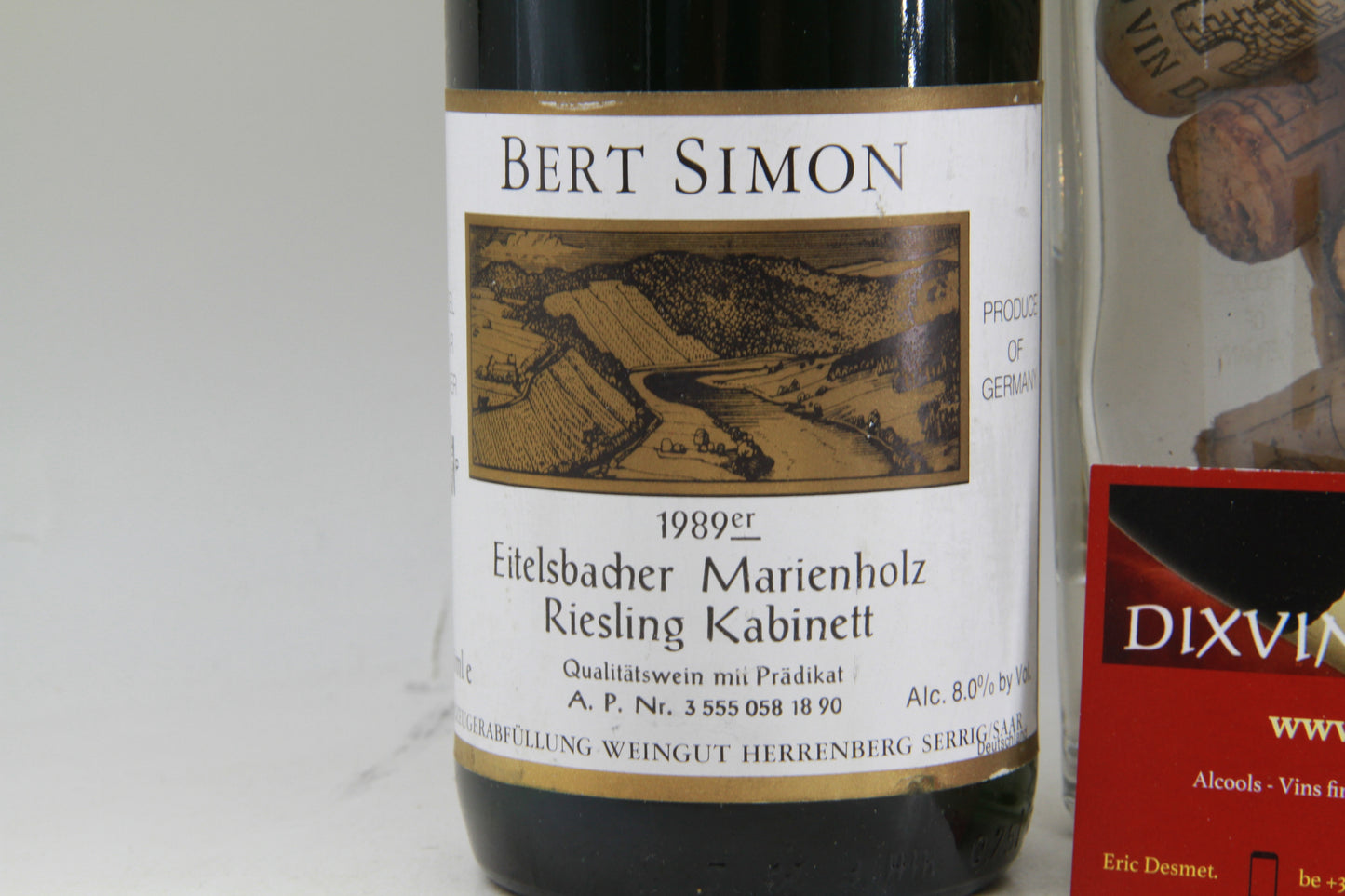 Eitelsbacher Marienholz Reisling   Kabinett  Bert Simon.  1989