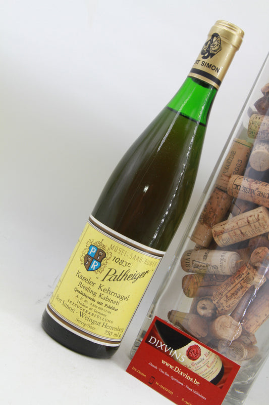 Kaseler Kehrnagel Riesling  Kabinett Patheiger. Bert Simon.  1983