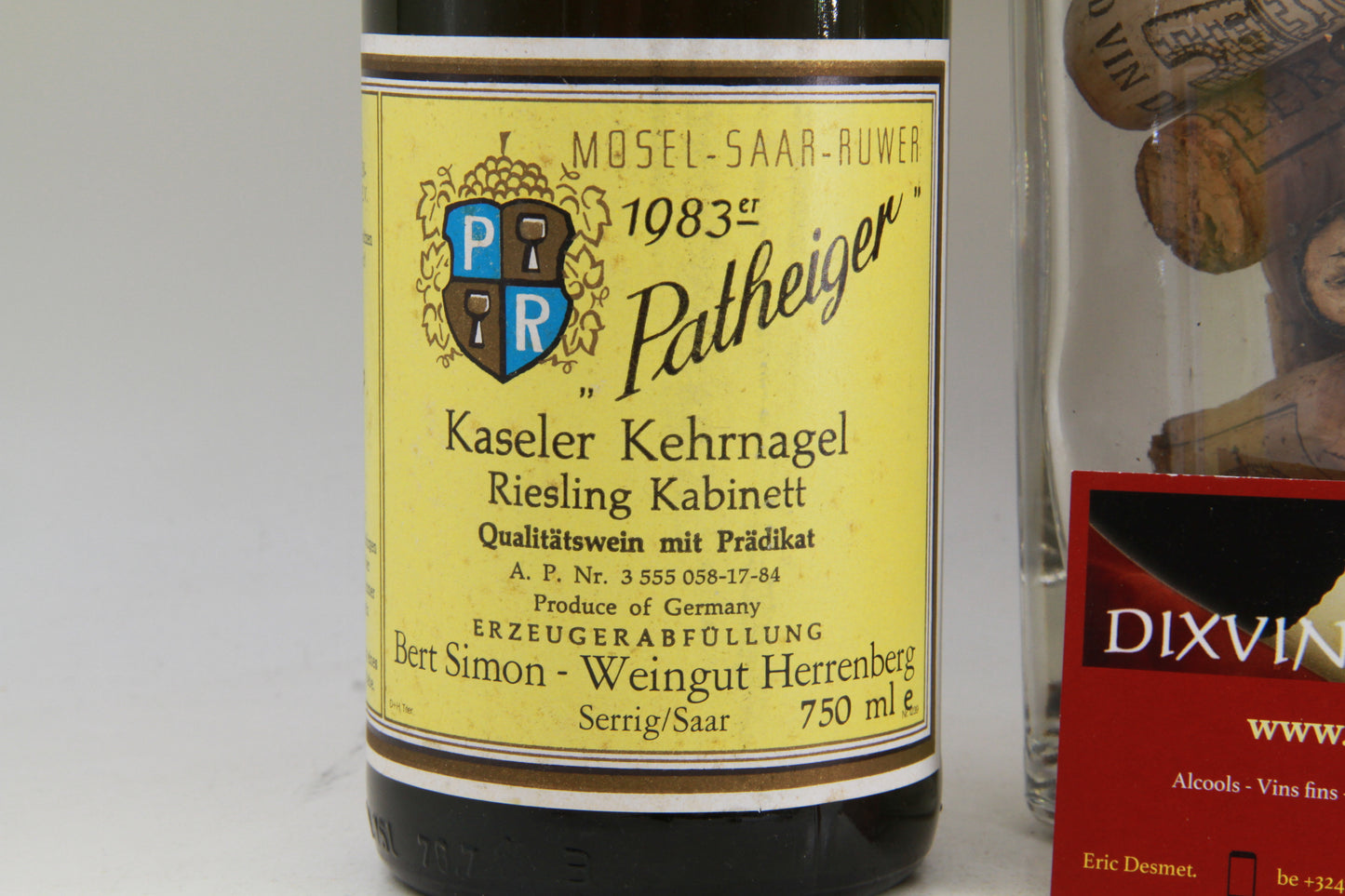 Kaseler Kehrnagel Riesling  Kabinett Patheiger. Bert Simon.  1983