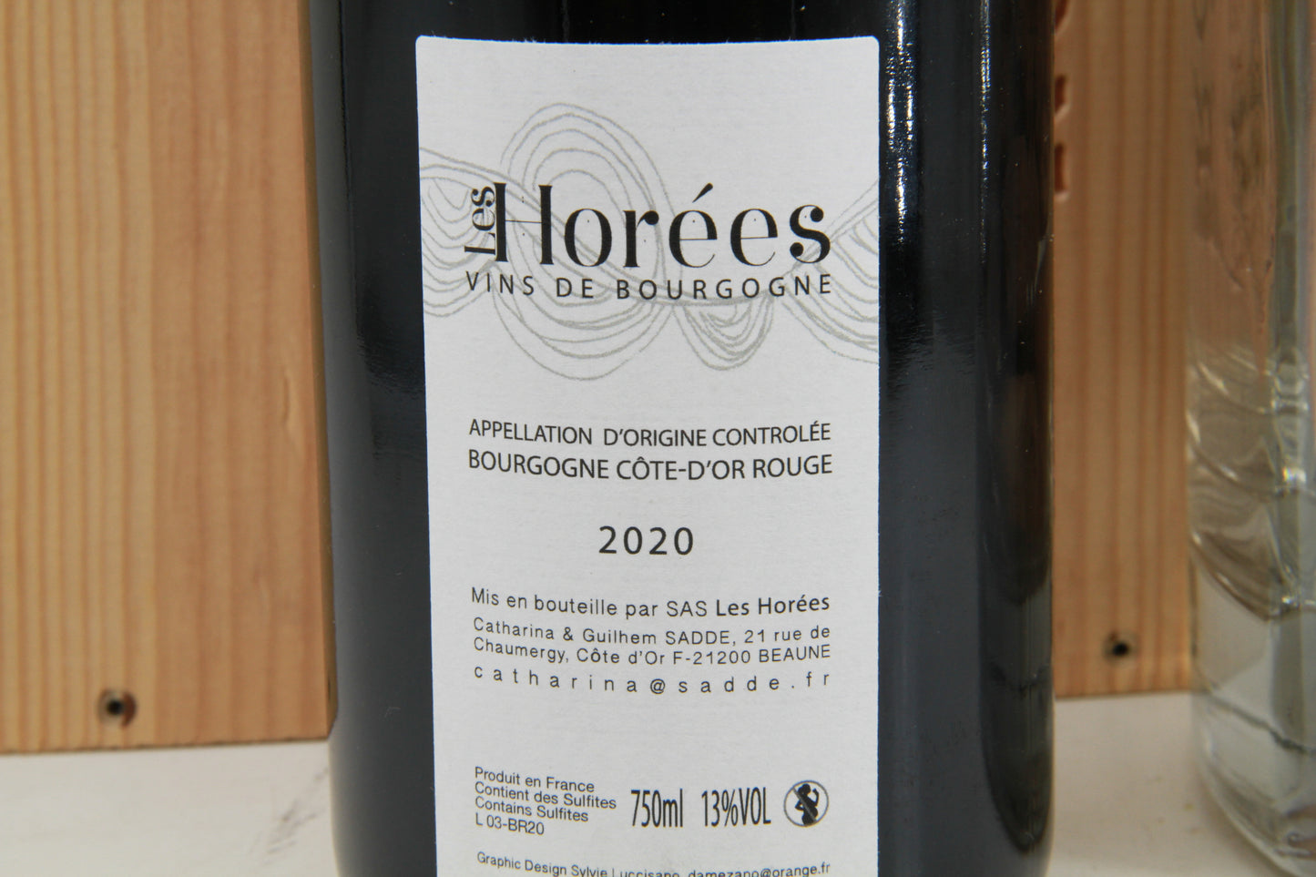 Bourgogne Rouge Le Vieux Sage   Les Horées. 2020