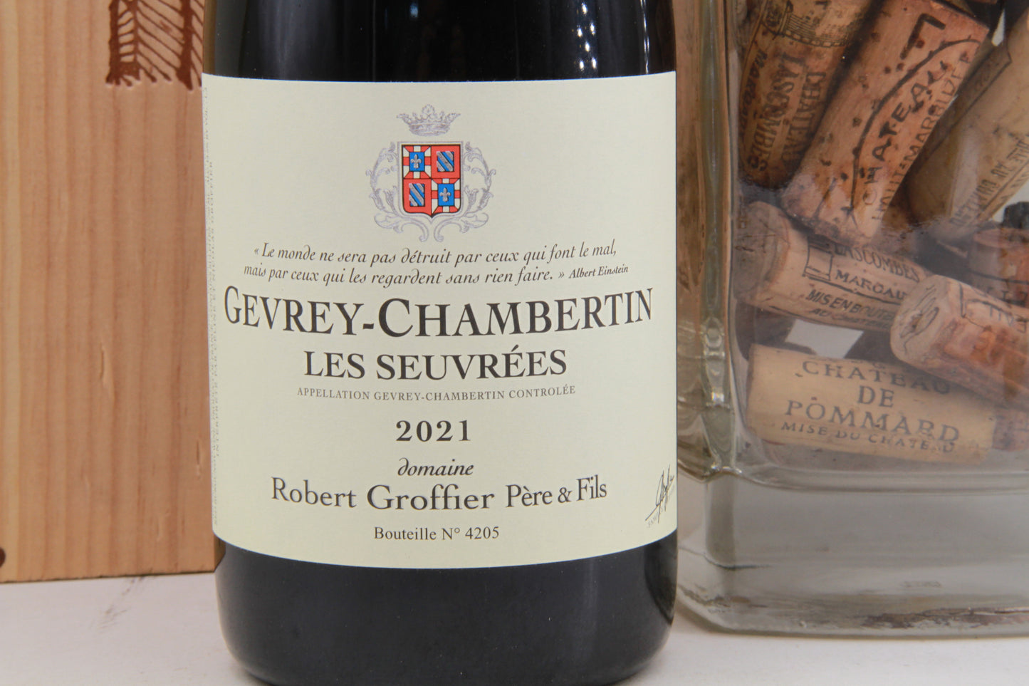 Gevrey Chambertin  ' Les Seuvrees' Robert Groffier. 2021