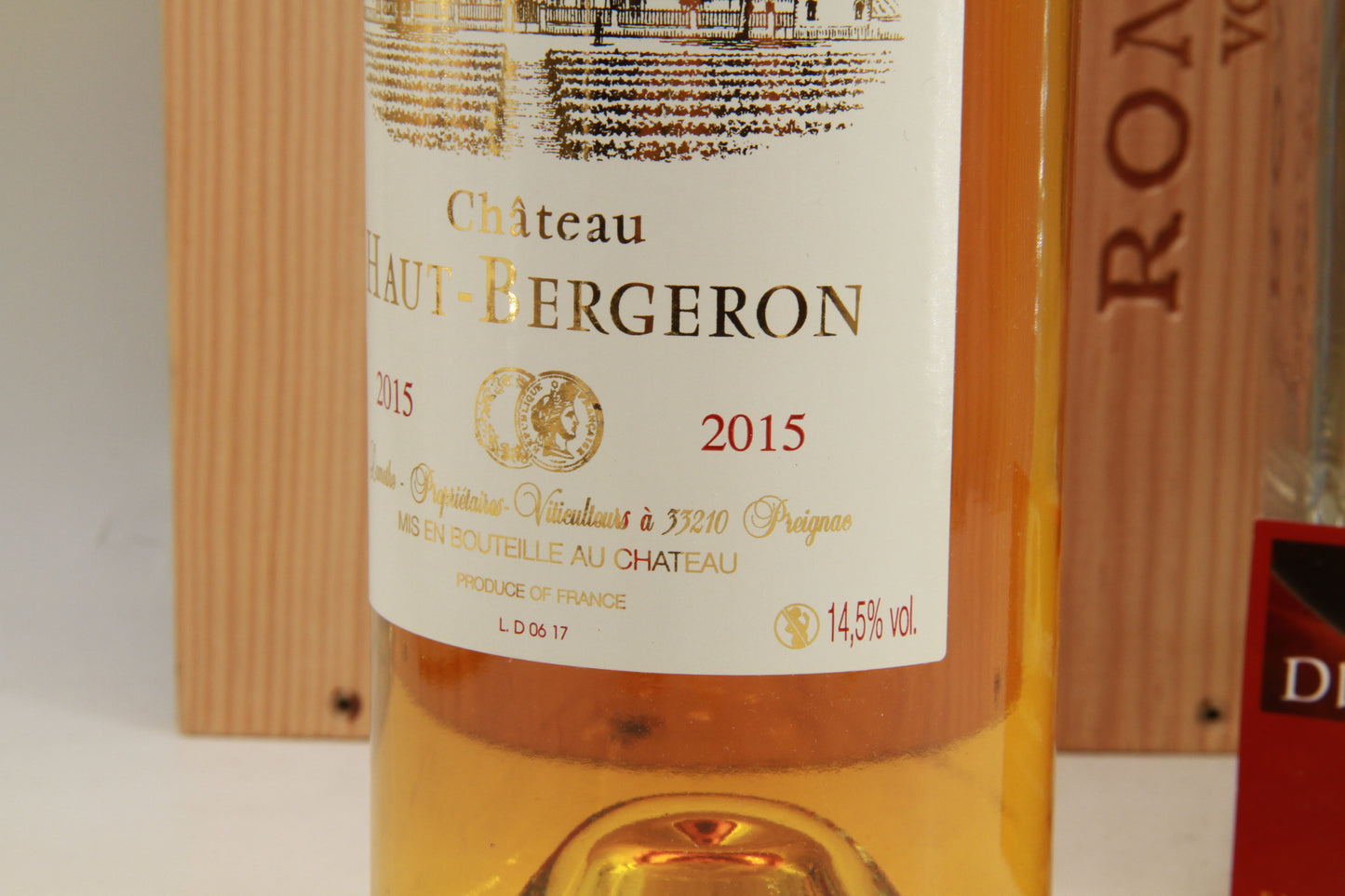 Chateau Haut Bergeron    ** 2015 ** Sauternes