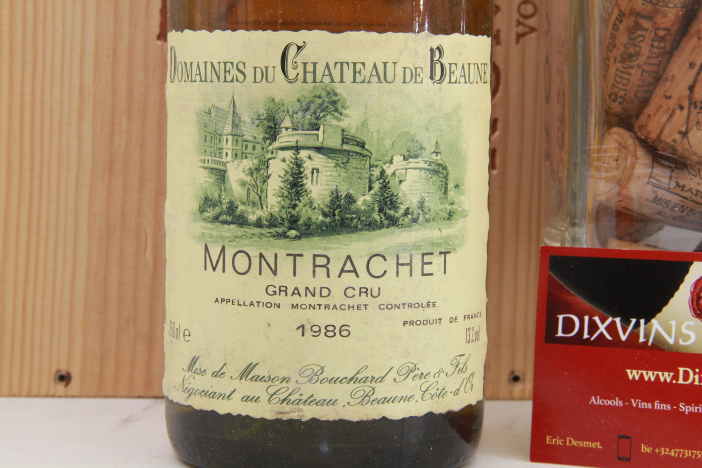 Montrachet "Grand Cru "Bouchard Père&Fils Chateau De Beaune  1986