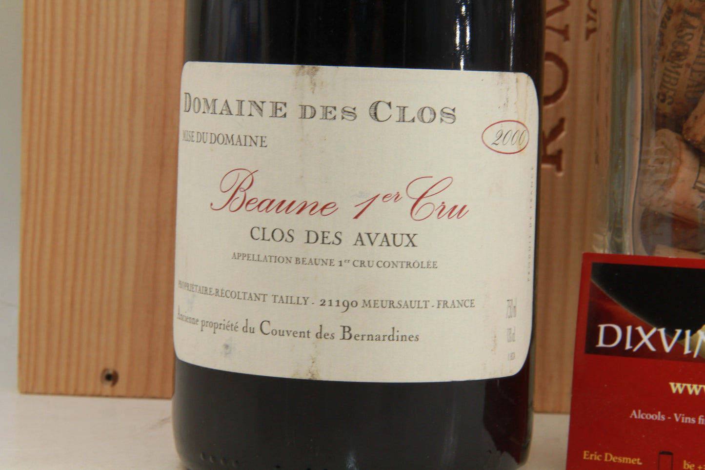 Beaune 1er Cru Clos Des Avaux Domaine Des Clos   2000 (Copie)