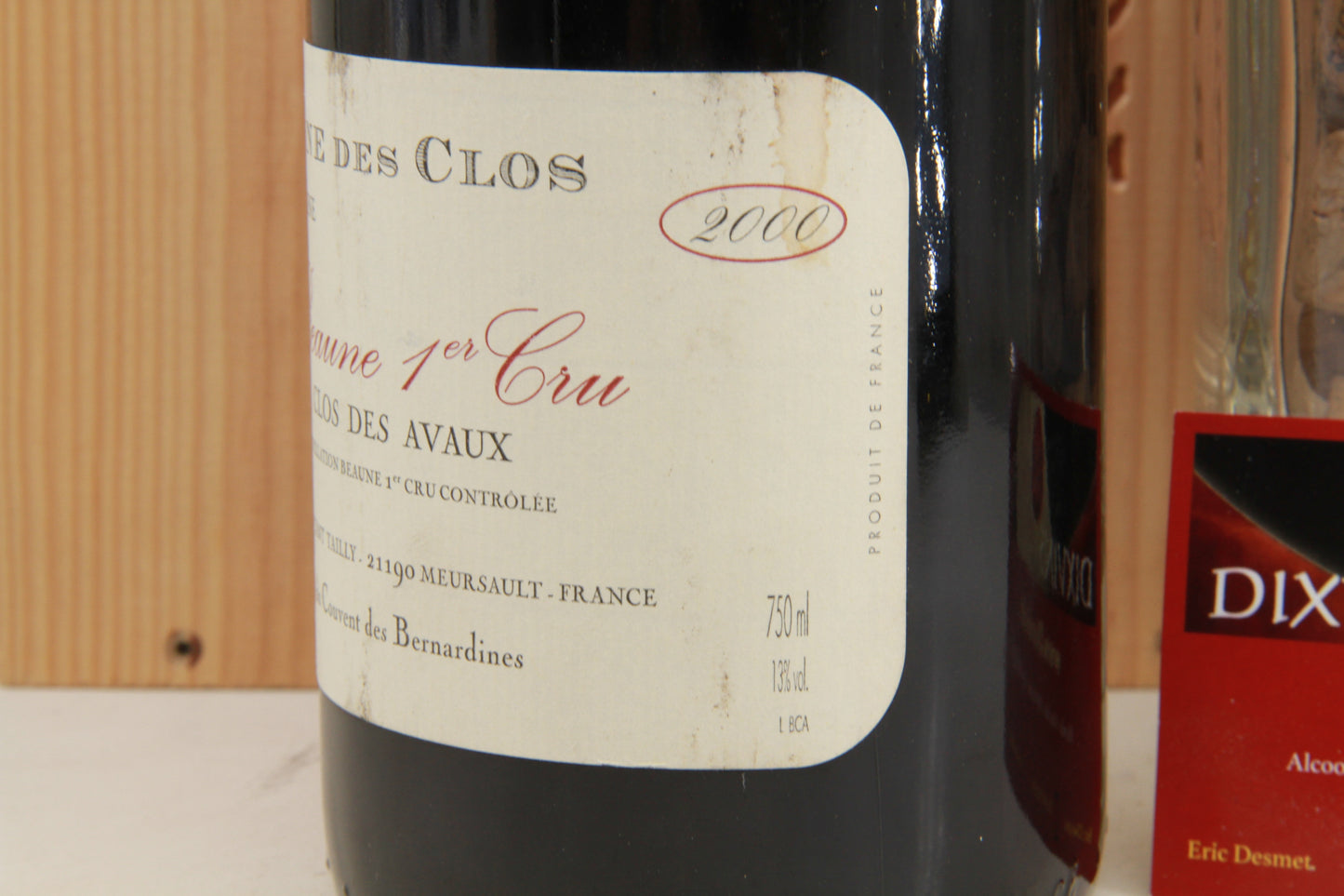 Beaune 1er Cru Clos Des Avaux Domaine Des Clos   2000 (Copie)