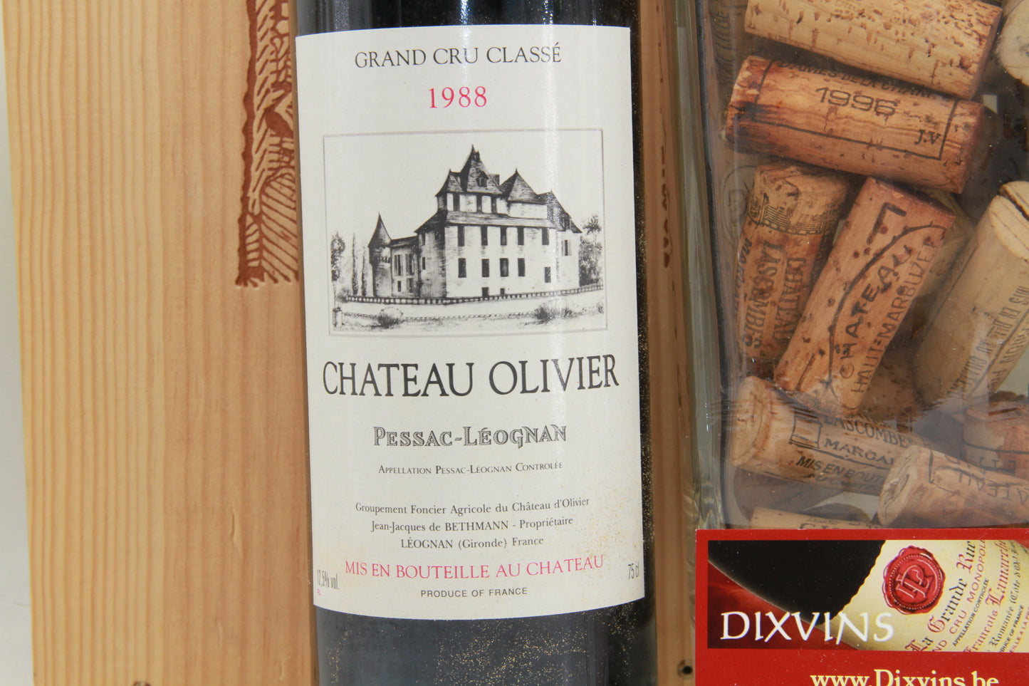 - Chateau Olivier   ** 1988 **  Grand Cru Classé Pessac Léognan