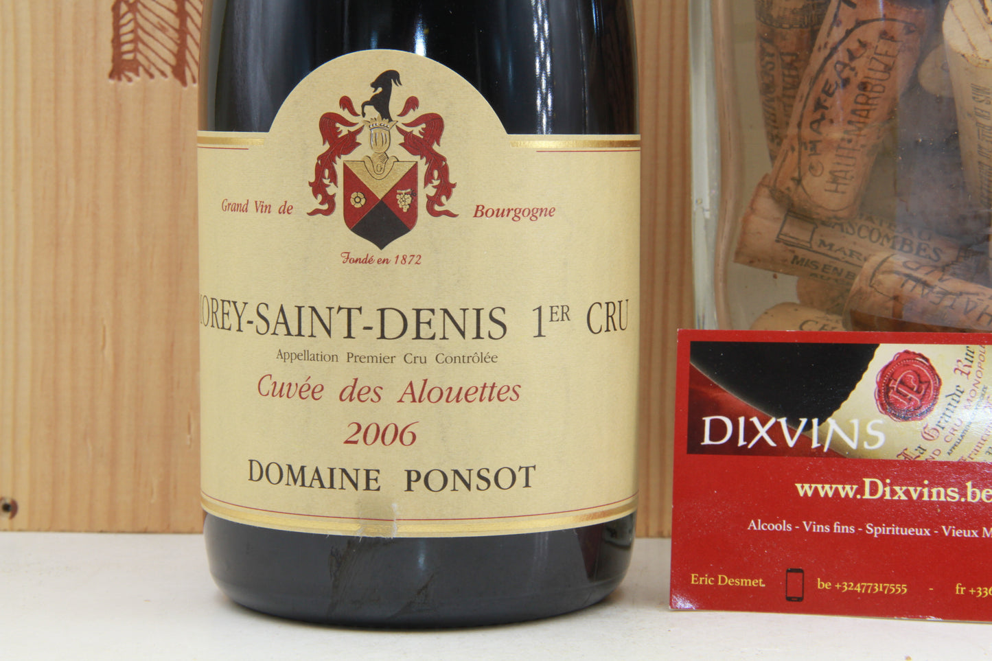 Moret Saint Denis 1er Cru Cuvée des Alouettes Domaine Ponsot 2006