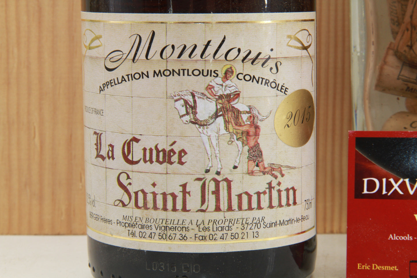 Montlouis La Cuvée Saint Martin.  Récolte Tardive  Berger Freres    2015