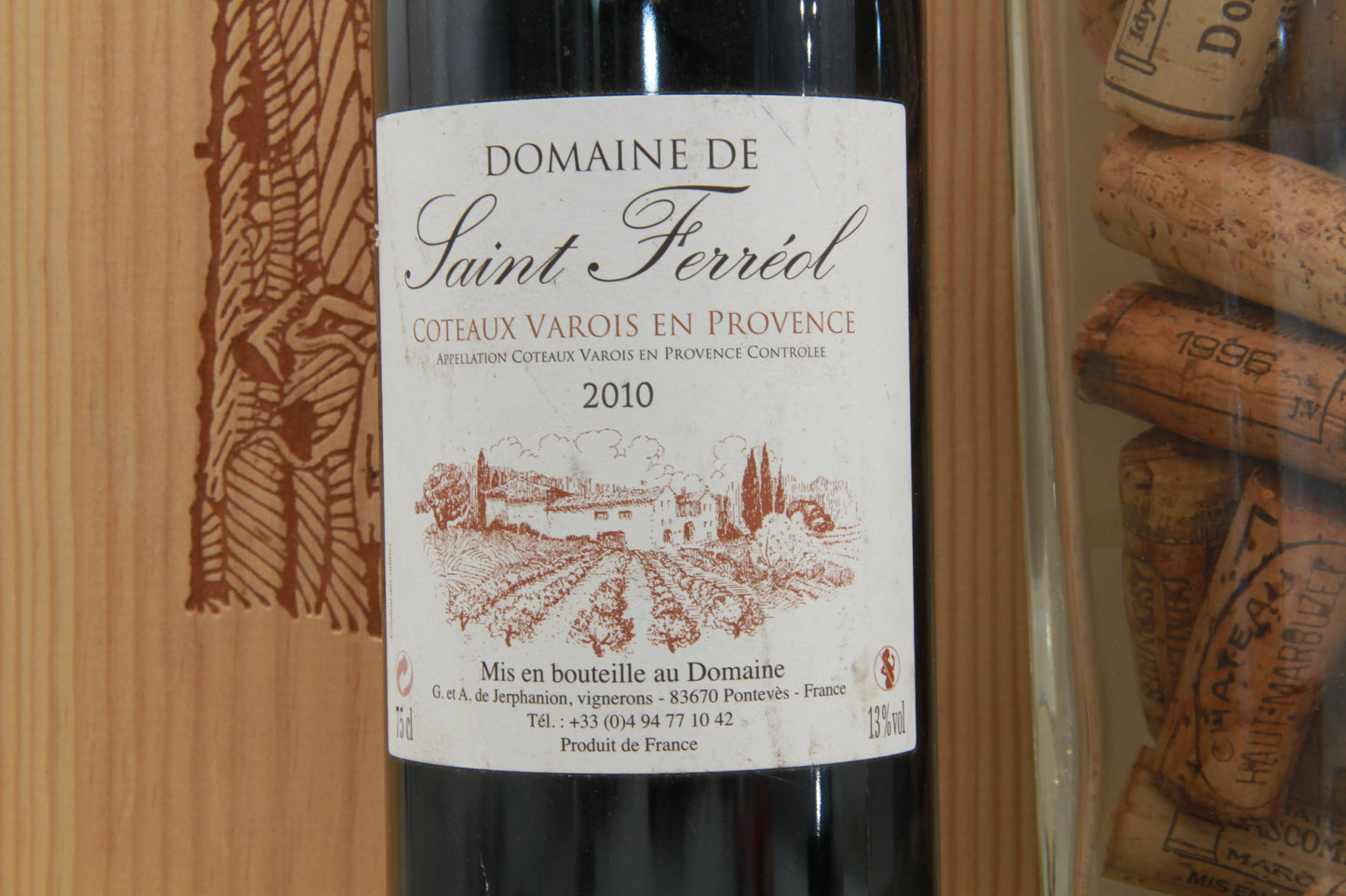 Provence rouge   Domaine Saint Ferréol.  2010