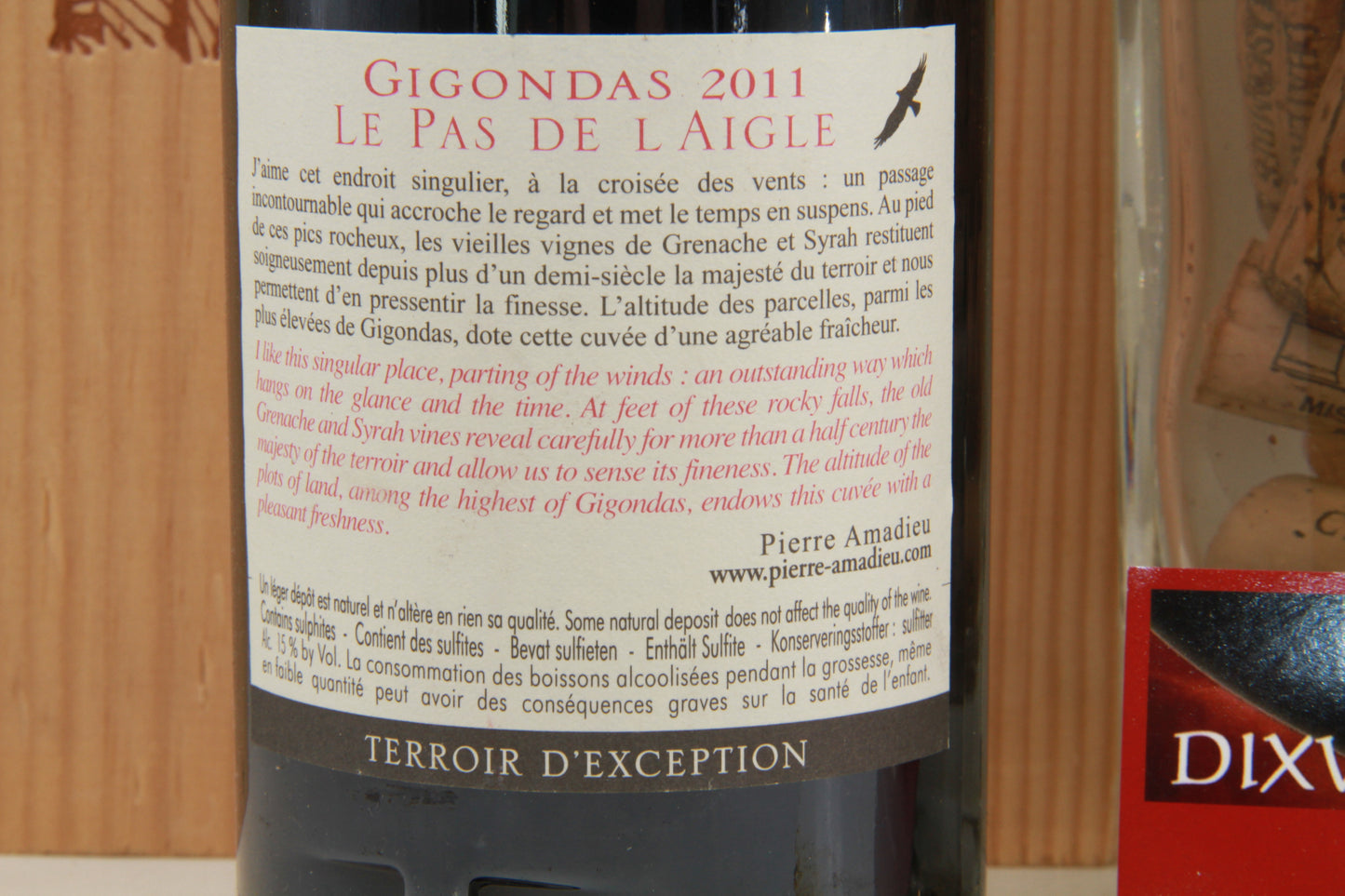 Gigondas   Le Pas De L'Aigle   Pierre Amadieu   2011