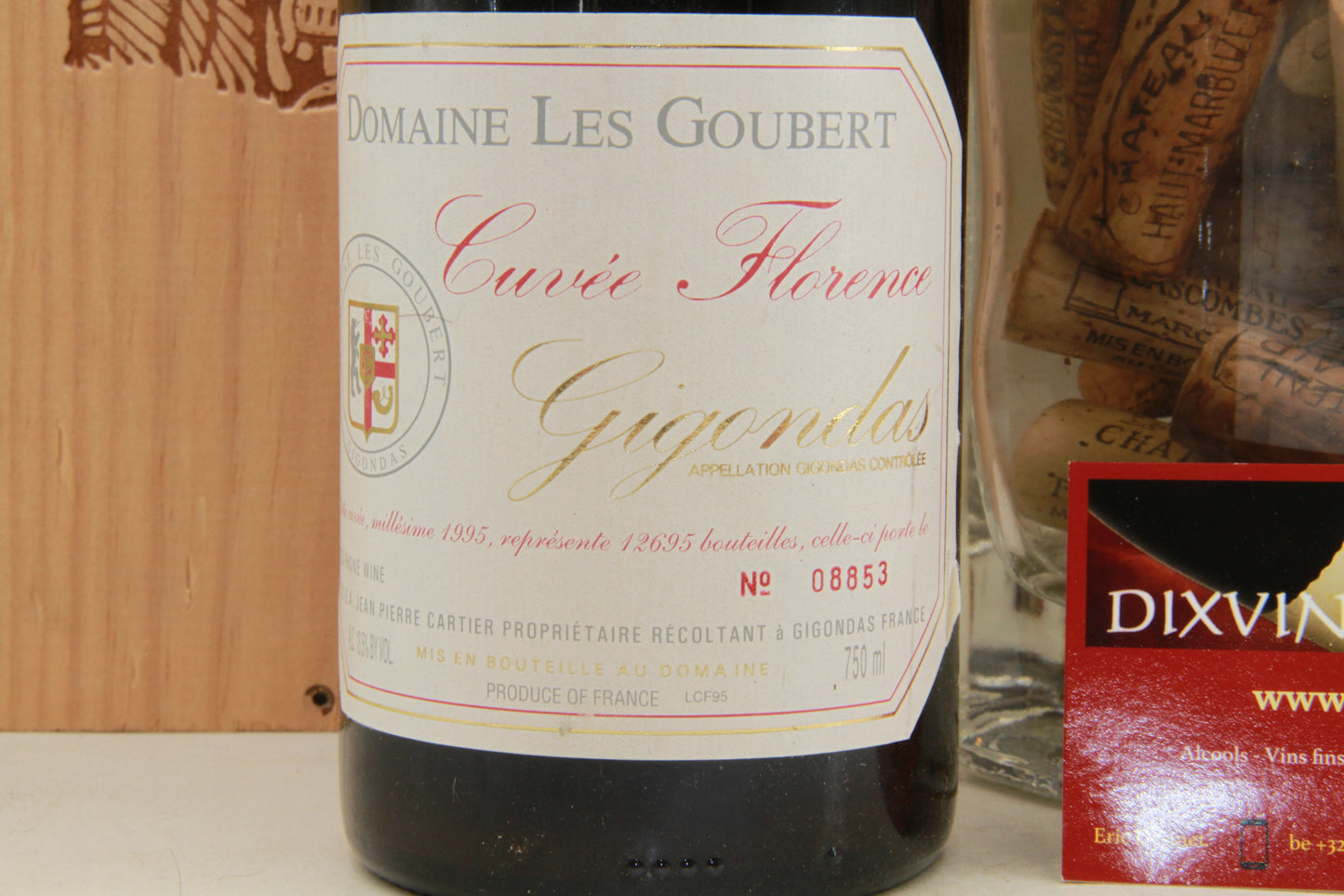 Gigondas   Cuvée Florence       Domaine Les Goubert  JP Cartier   1995