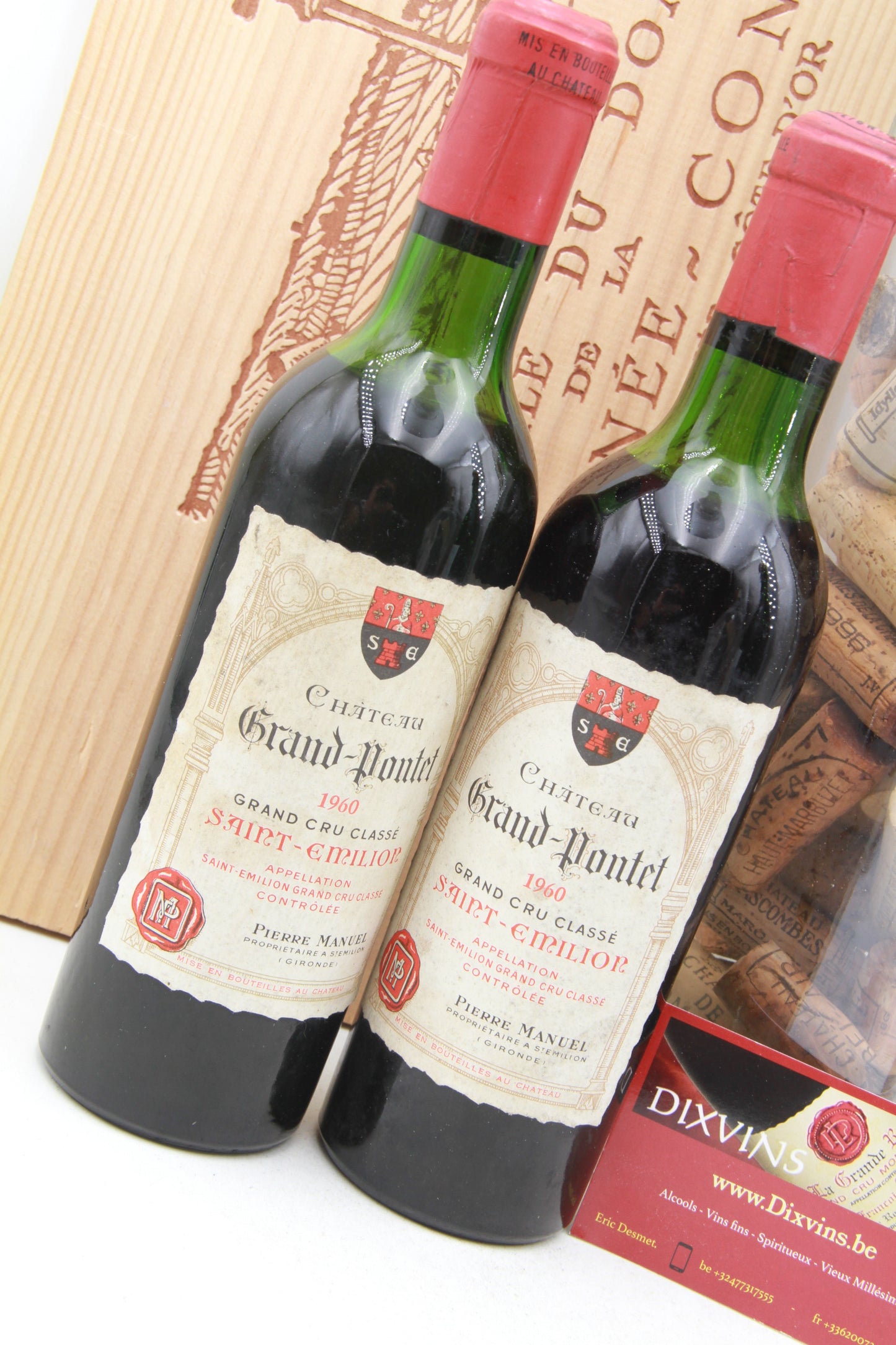 Chateau Grand Pontet.    Grand Cru Classé  Saint Émilion  1960.  37,5cl