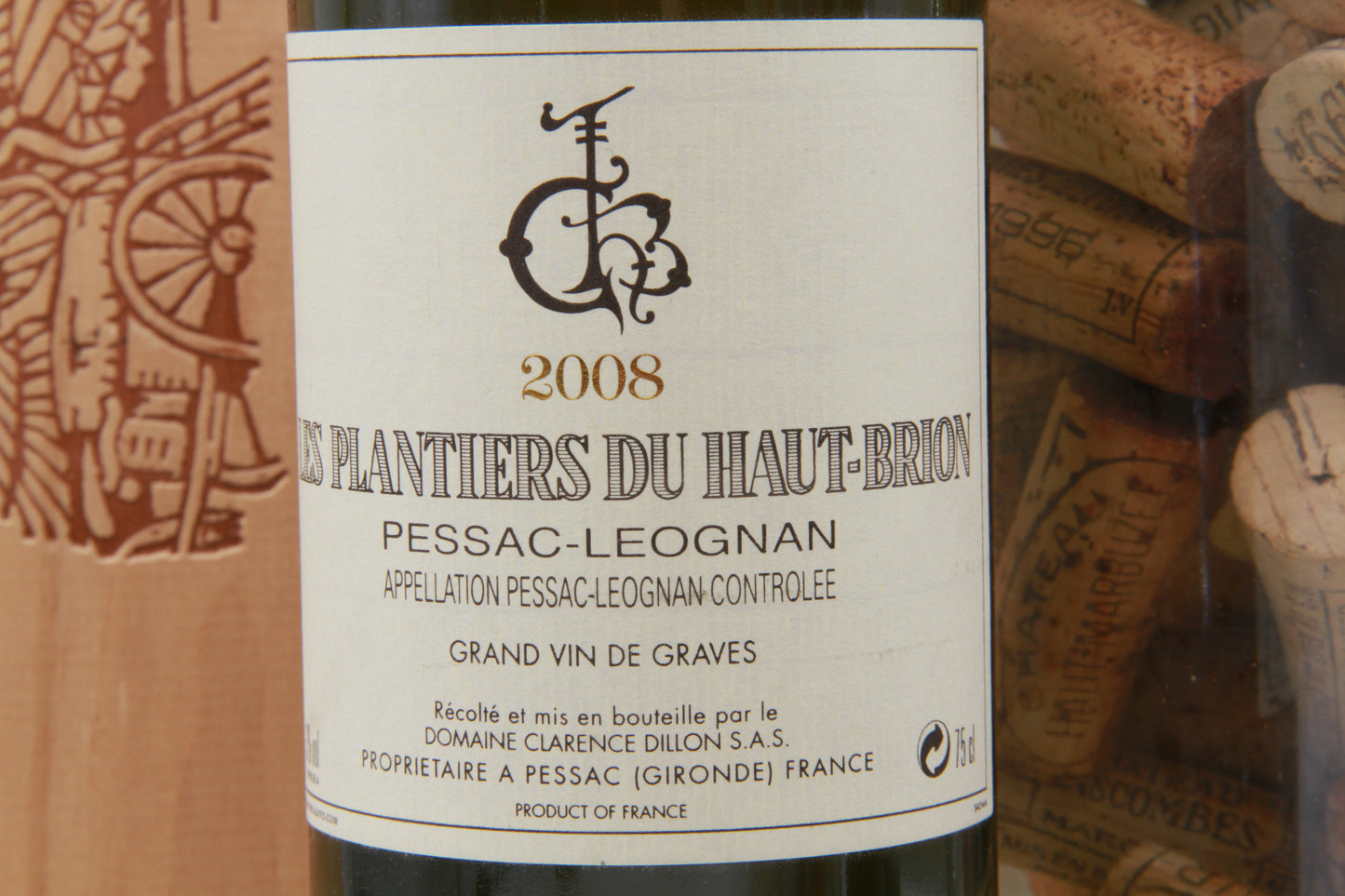 Les Plantiers Du Haut Brion.    Pessac Leognan.   Domaine Clarence Dillon.   2008