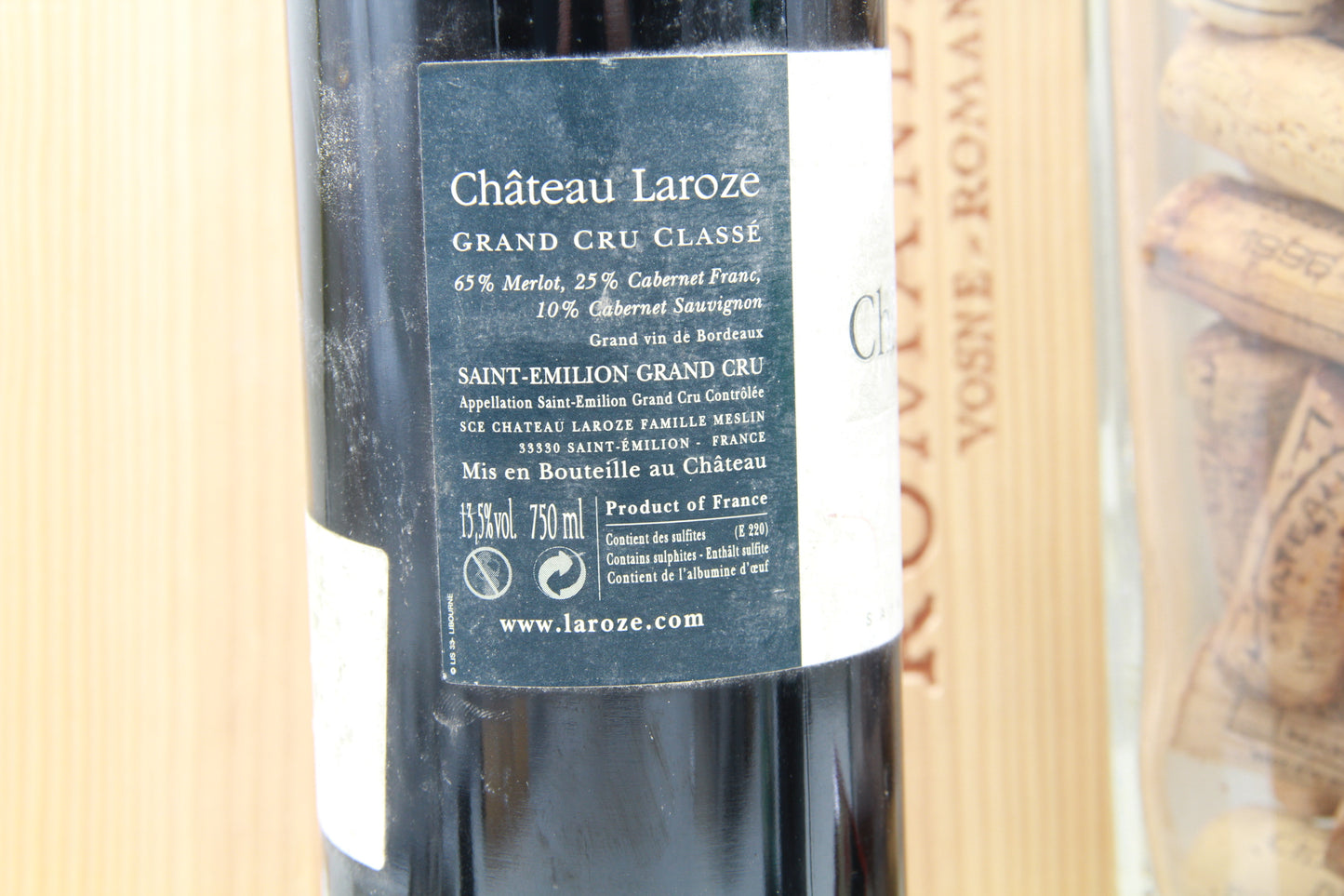 Château Laroze Grand Cru Classé  Saint Émilion.    2011