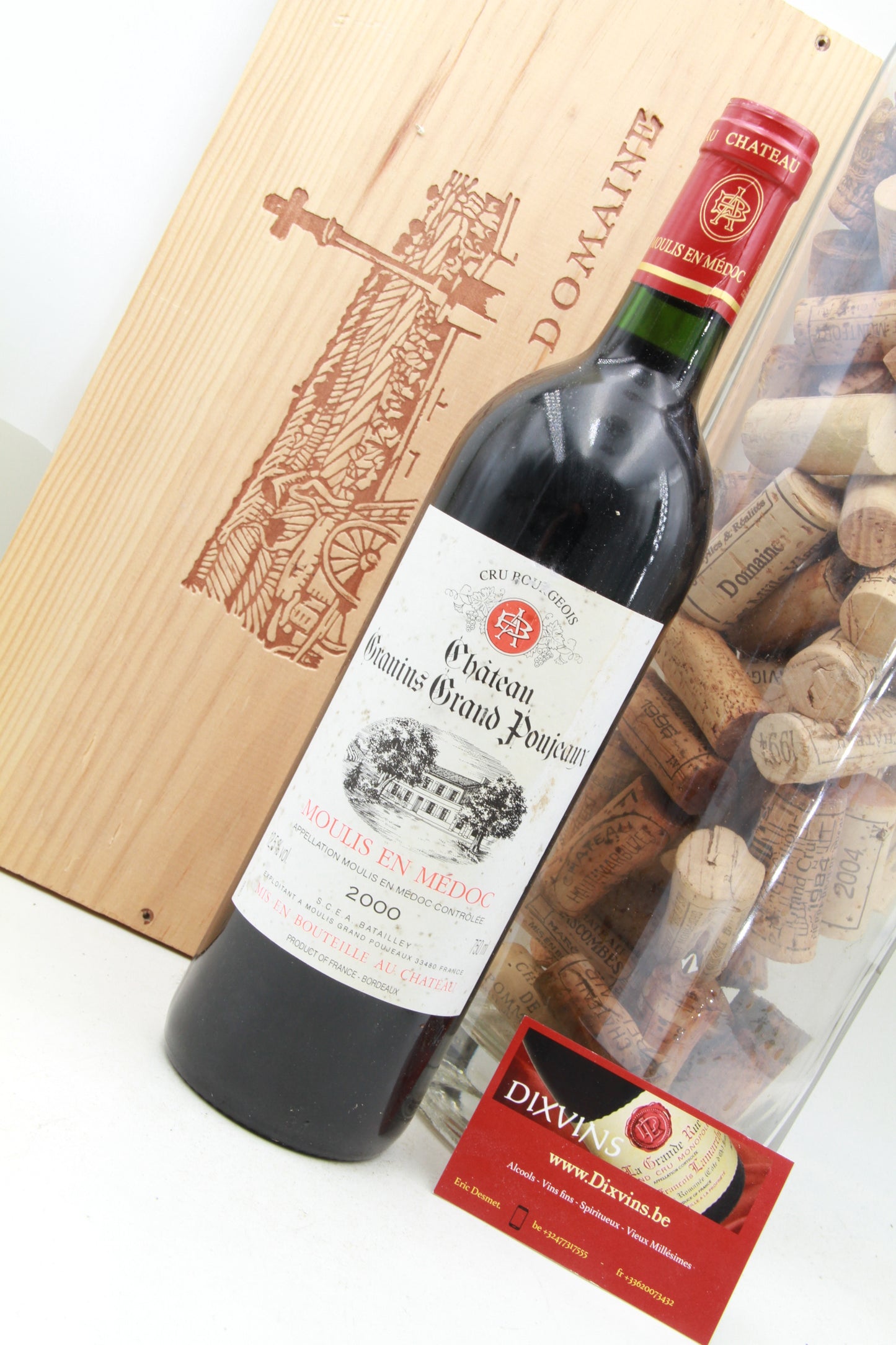 Chateau Granins Grand Poujeaux    Moulis en Médoc   2000
