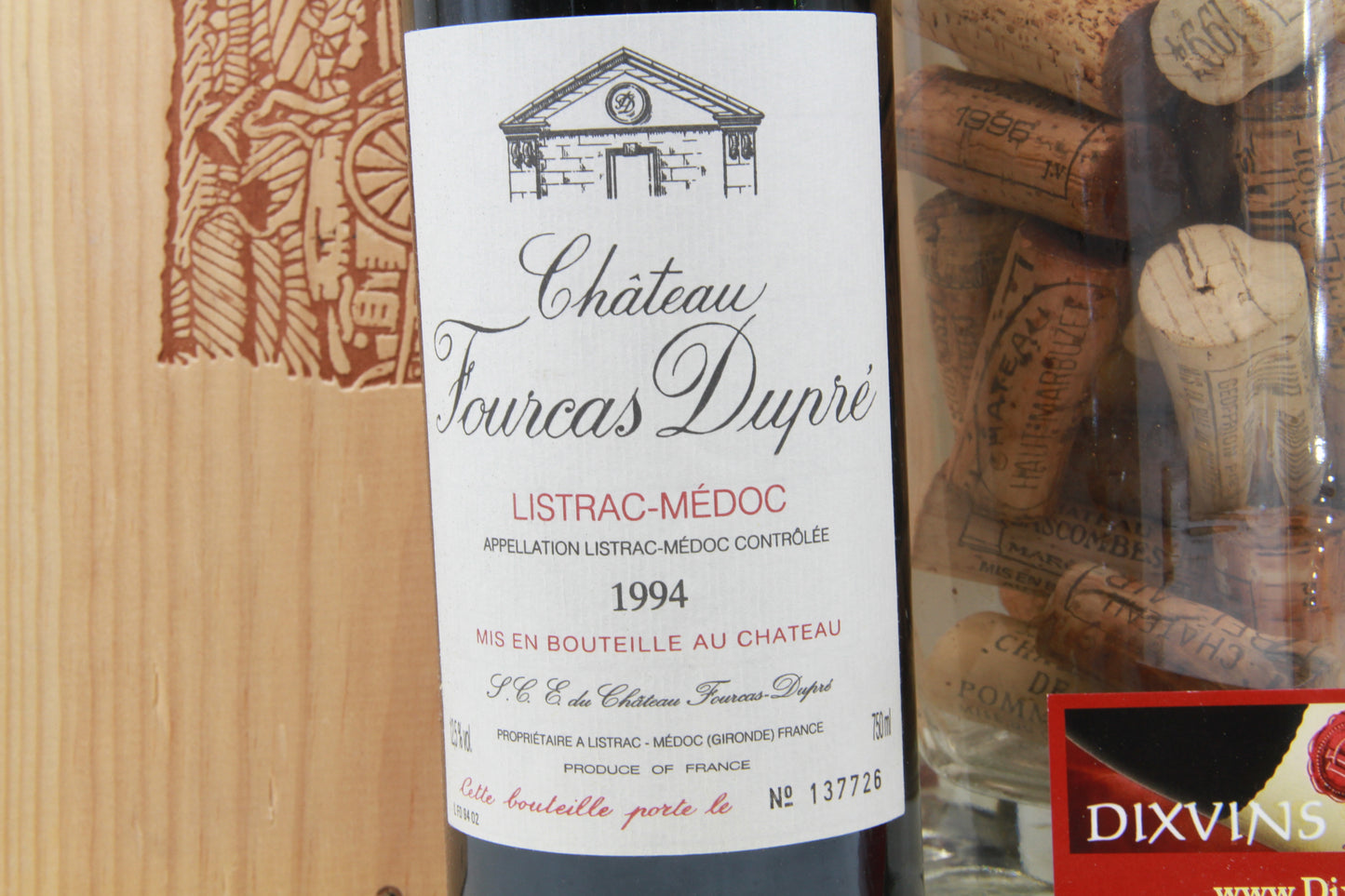 Chateau Fourcas Dupré     Listrac- Médoc   1994