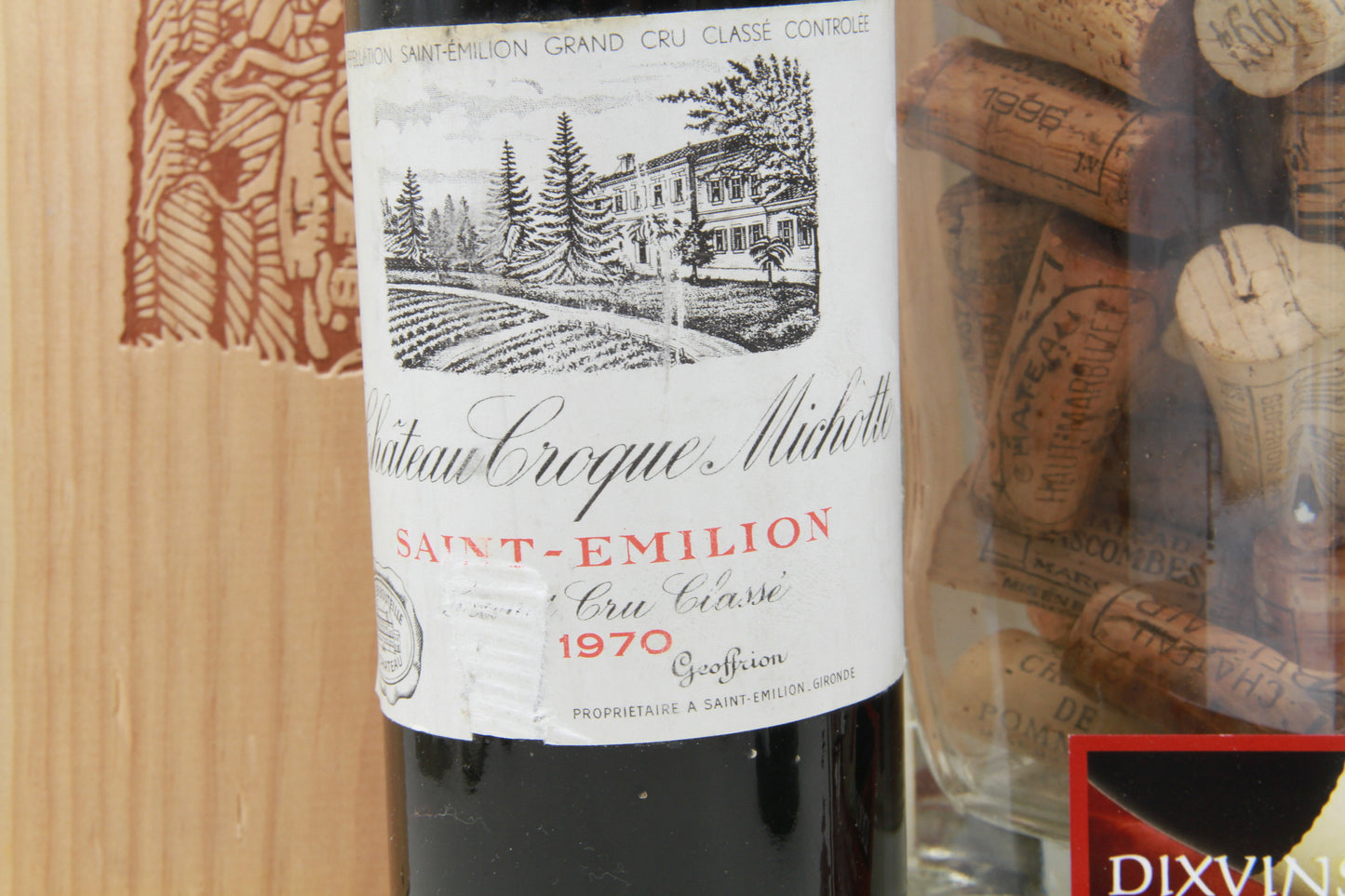 Chateau Croque Michotte   Grand Cru Classé   Saint Émilion 1970