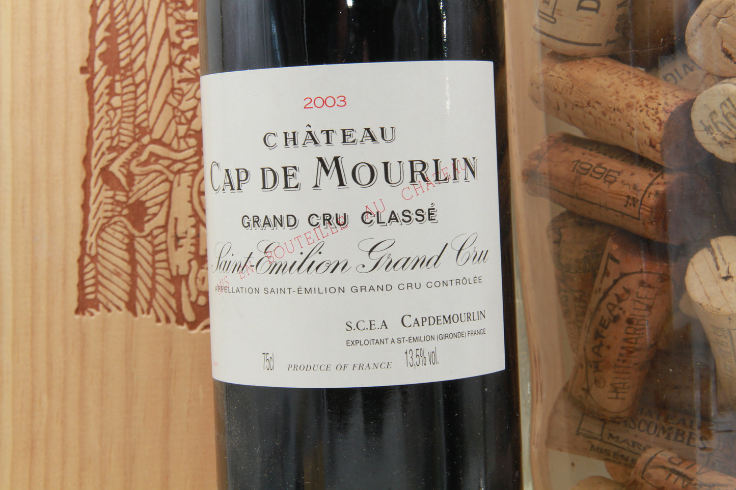 Chateau Cap Du Mourlin** 2003**  Grand Cru Cru classé   Saint Emilion