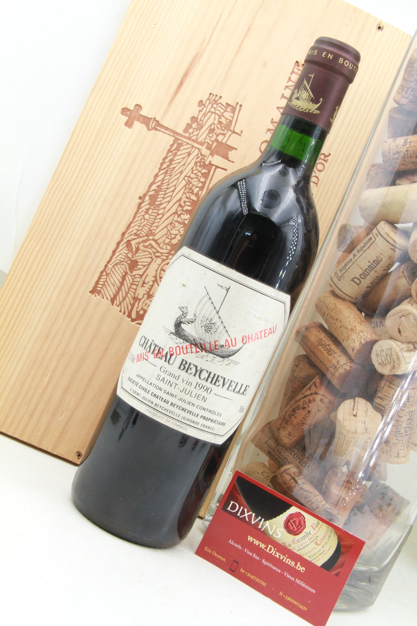 Chateau Beychevelle  Grand Cru Classé  Saint Julien.      1990