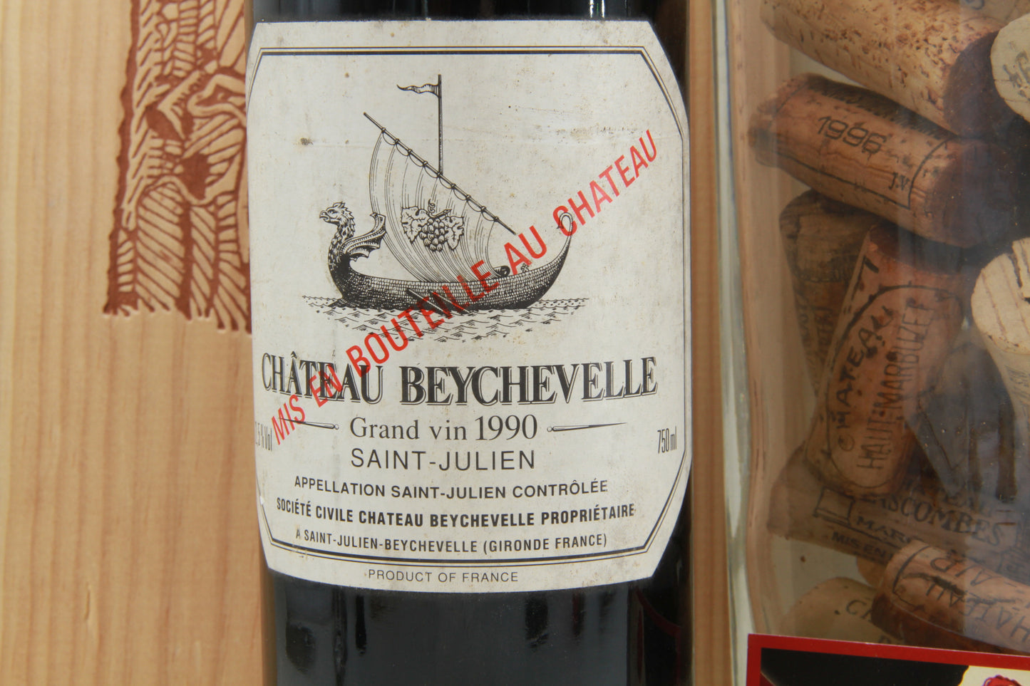 Chateau Beychevelle  Grand Cru Classé  Saint Julien.      1990