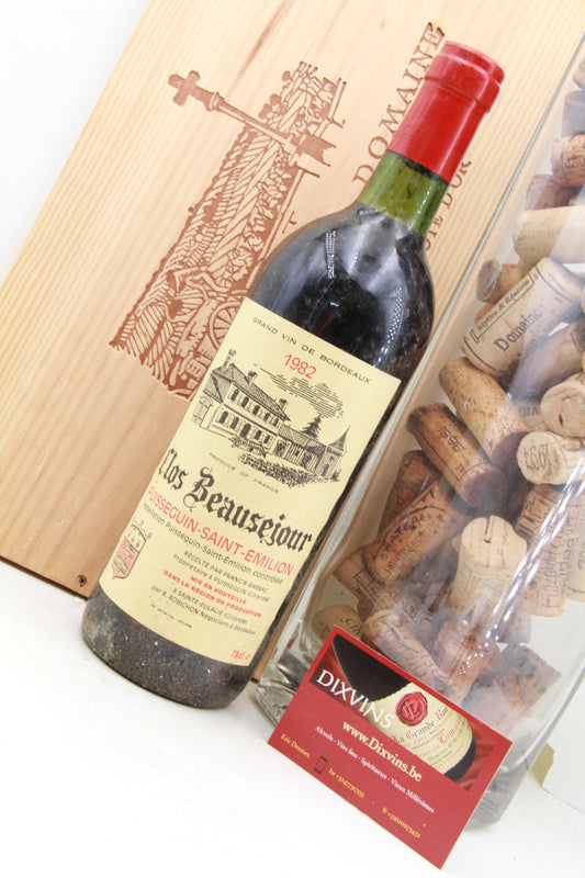 Clos Beausejour    Saint Émilion.   1982