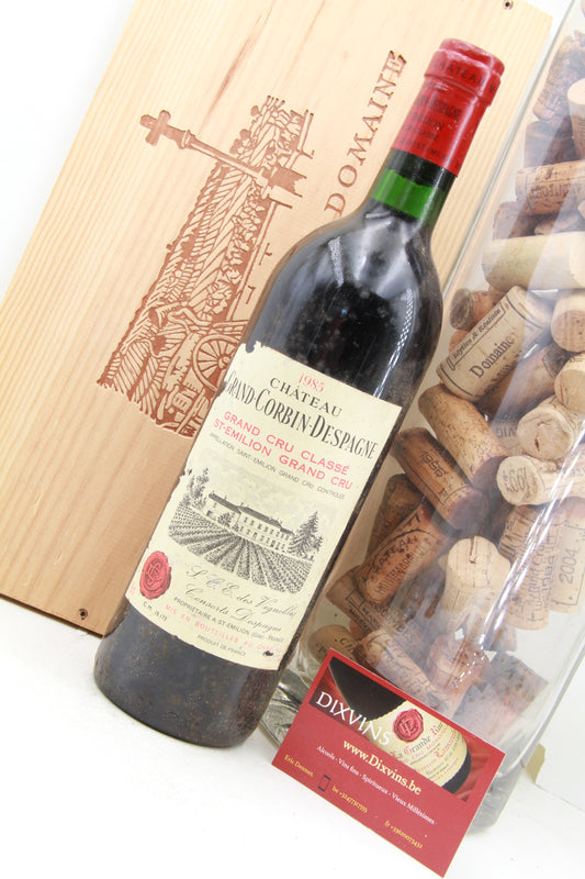 Chateau Grand-Corbin-Despagne  Grand Cru Classé    Saint Émilion.   1985