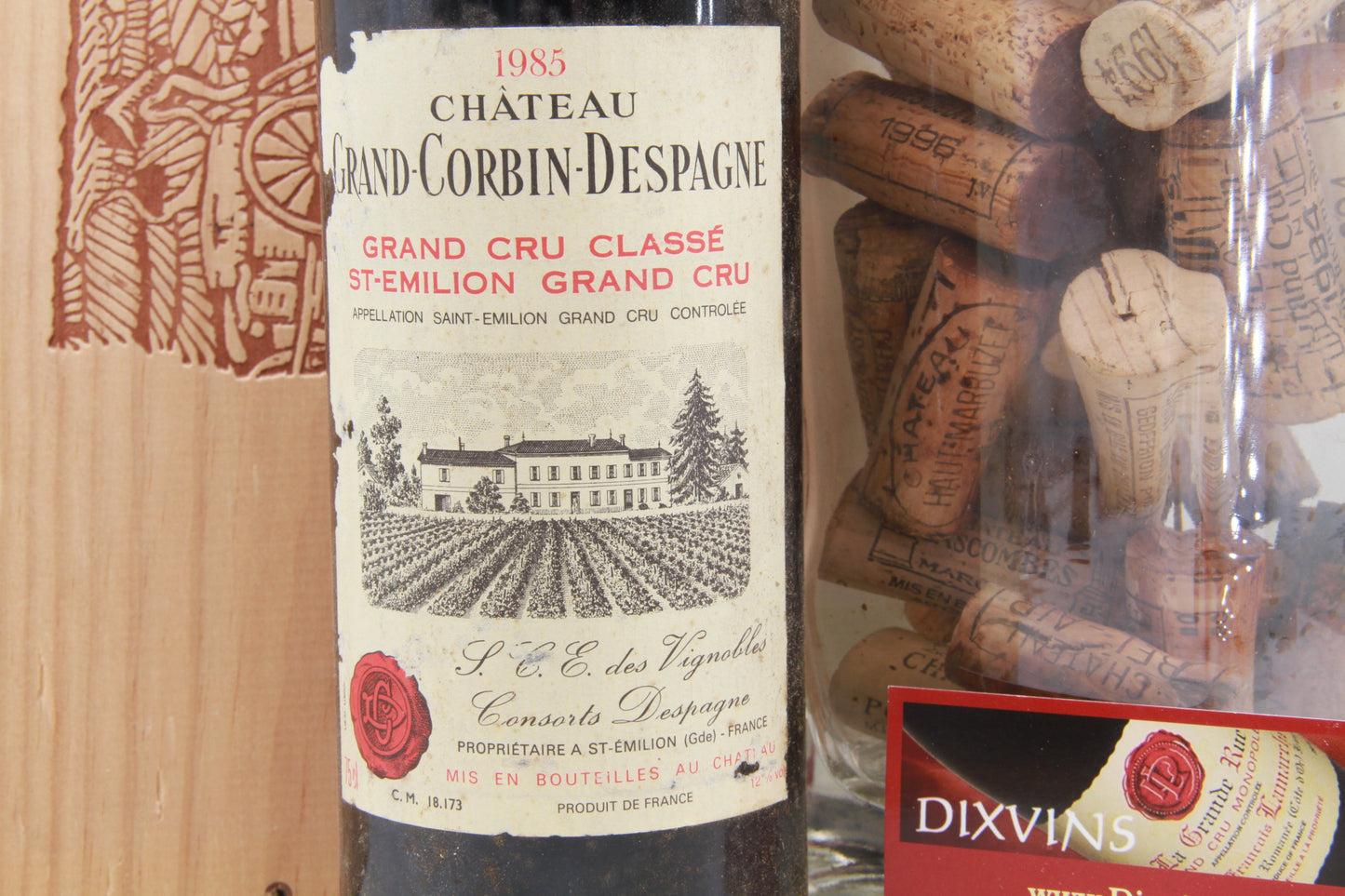Chateau Grand-Corbin-Despagne  Grand Cru Classé    Saint Émilion.   1985