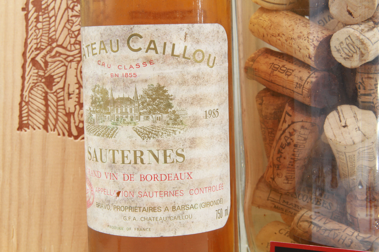 Chateau Caillou. Grand Cru Classé   Sauternes.  1985