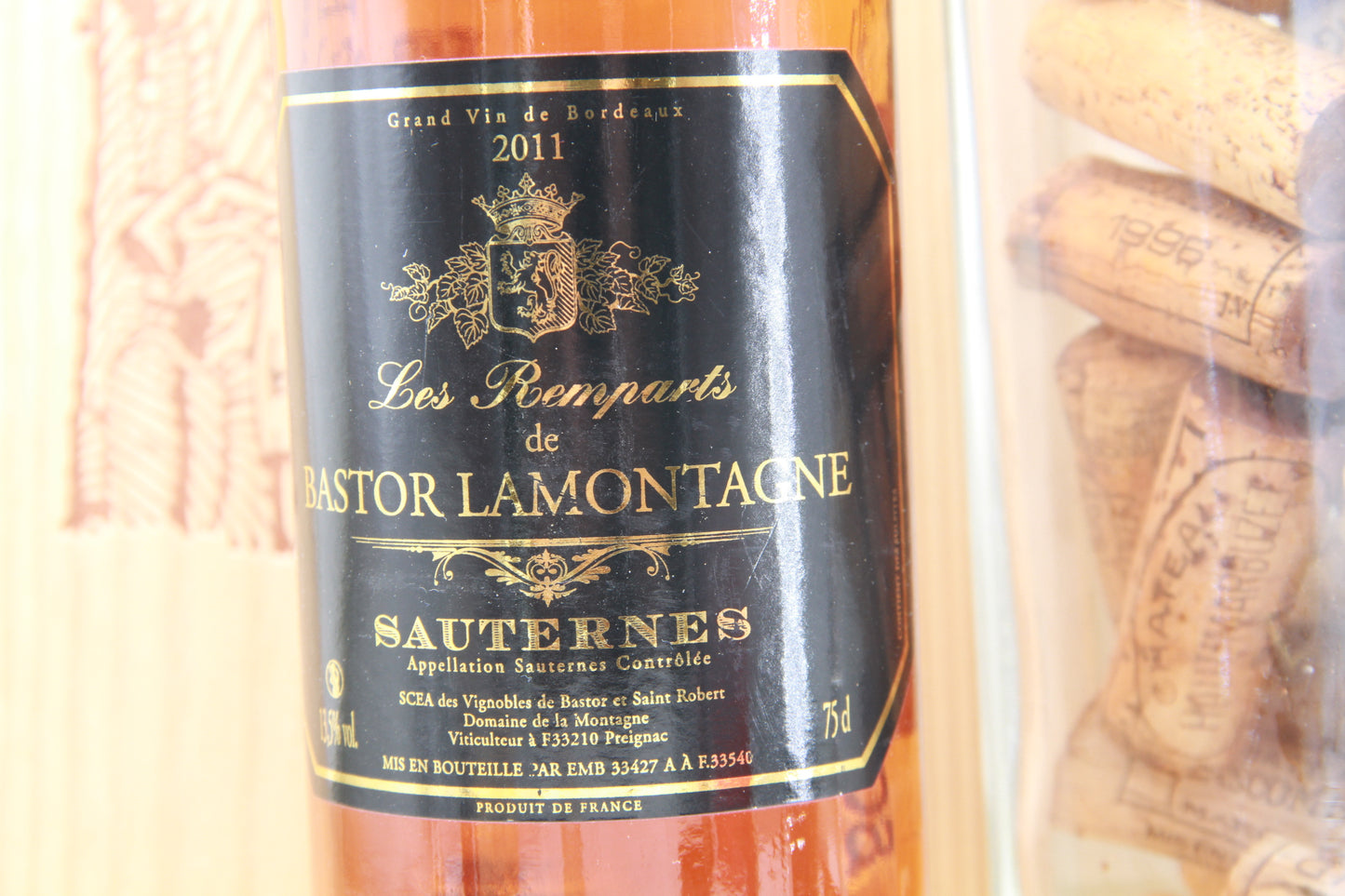 Les Remparts de Bastor Lamontagne.       Sauternes      2011