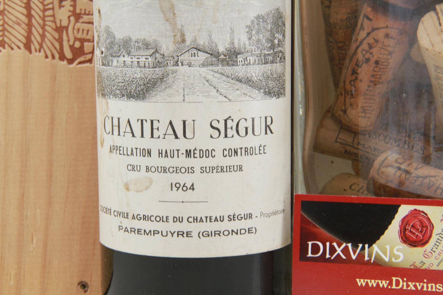 Chateau Ségur  Haut Medoc  Cru Bourgeois Sup    1964