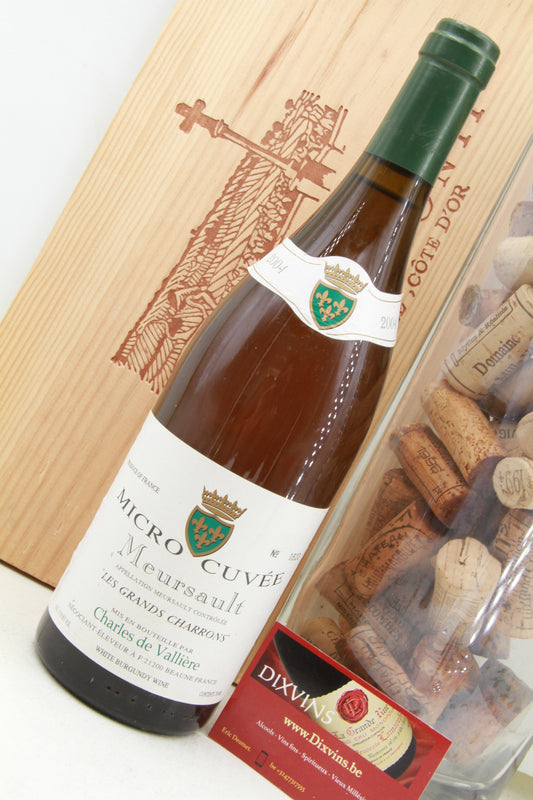 Meursault  Les Grands Charrons  Micro Cuvée   Charles de Vallière.     2004