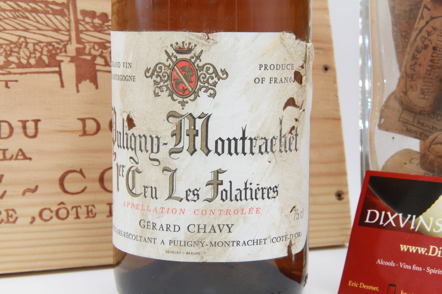 Puligny Montrachet 1er Cru Les Folatières.    Gérard Chavy   1992