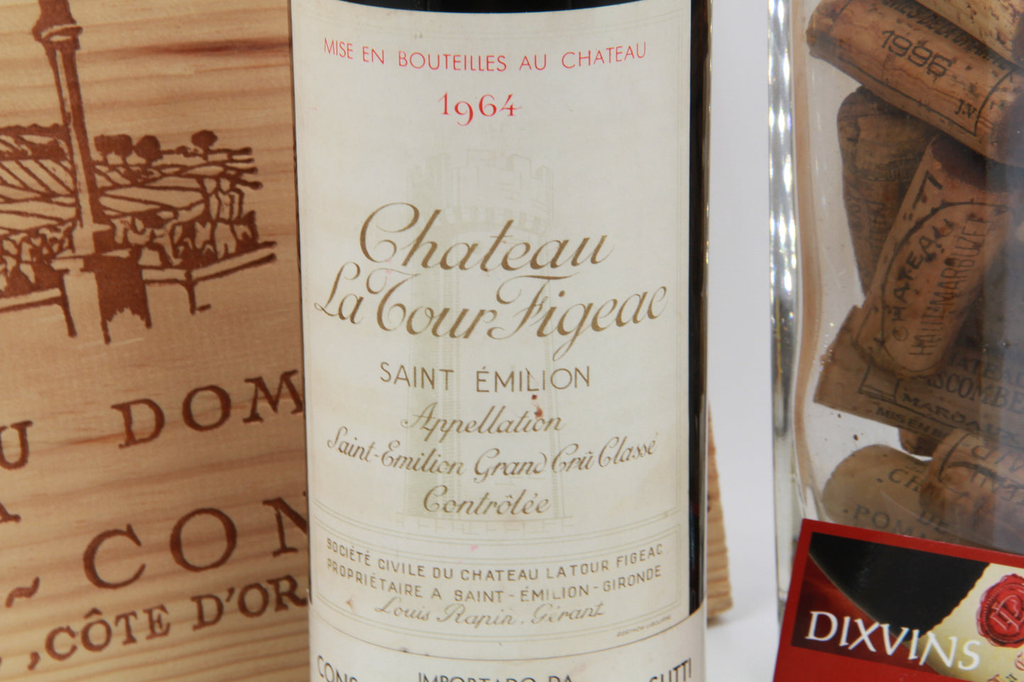 Chateau La Tour Figéac Grand Cru Classé Saint Émilion.       1964
