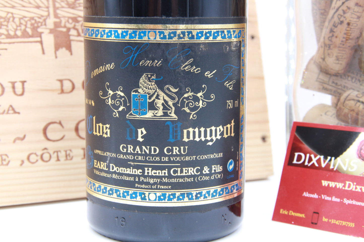 Clos de Vougeot  Grand Cru      Domaine Henri Clerc  1998