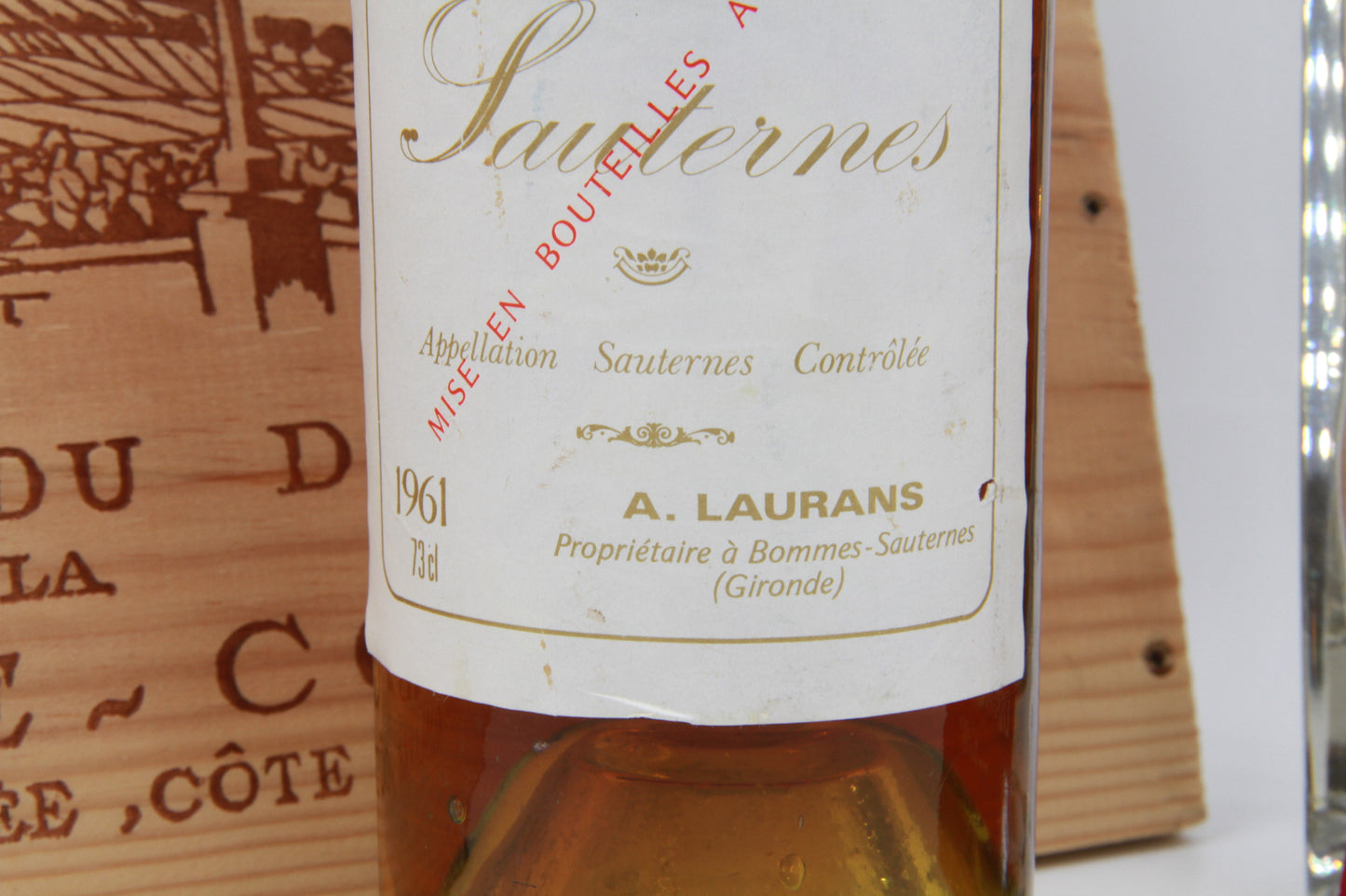 Chateau Bergeron.     Sauternes 1961