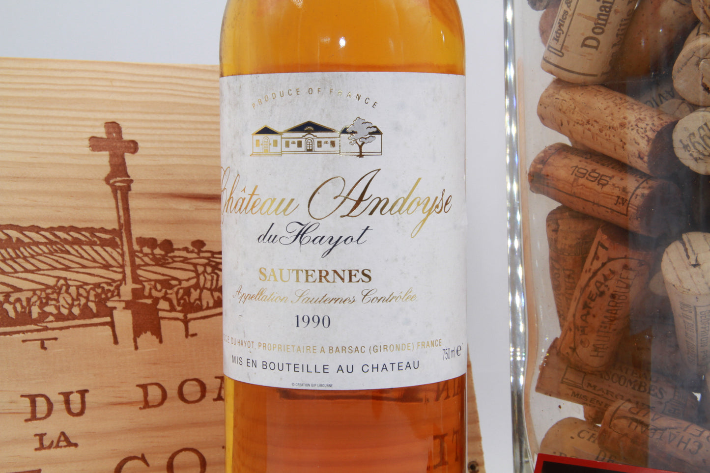 Chateau Andoyse du Hayot      Sauternes 1990