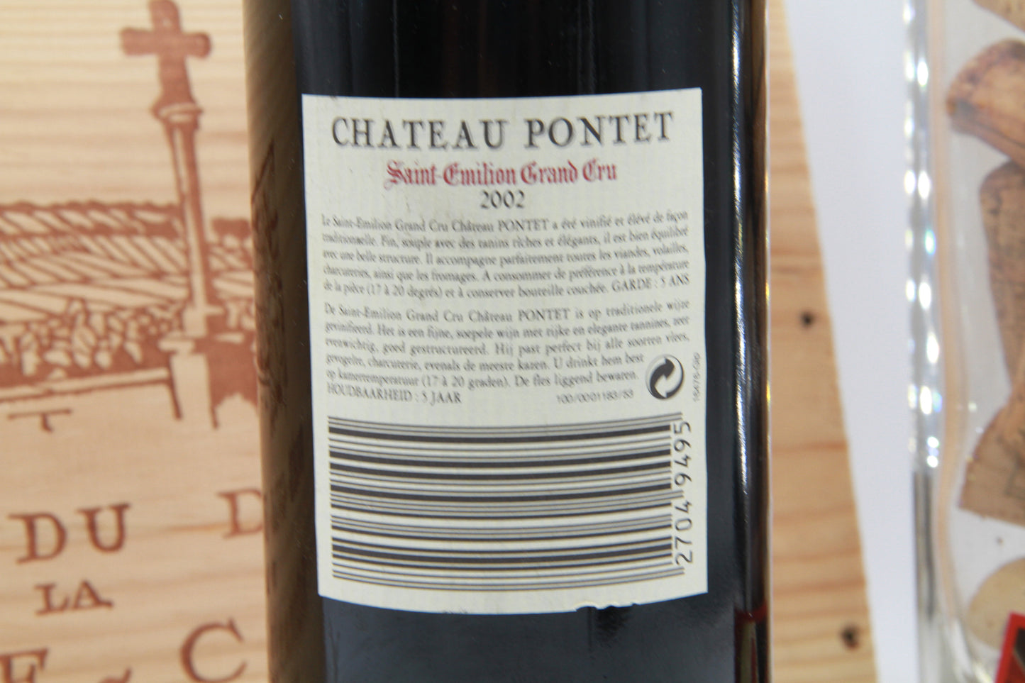 Chateau  Pontet    Grand Cru   Saint Émilion    2002