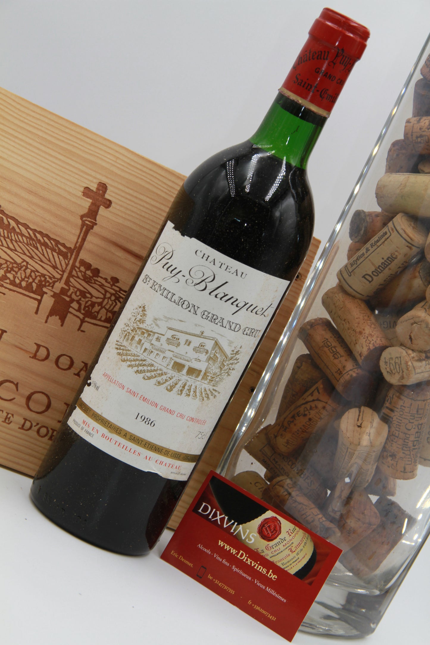 -Chateau Puy Blanquet  Grand Cru  St Émilion.   1986