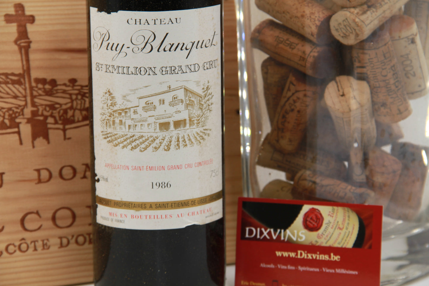 -Chateau Puy Blanquet  Grand Cru  St Émilion.   1986