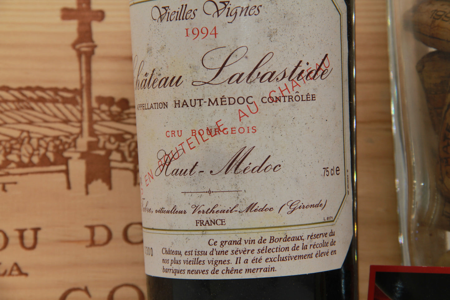 -Chateau Labastide   Cru Bourgeois.   Vielles Vignes    Haut Médoc   1994