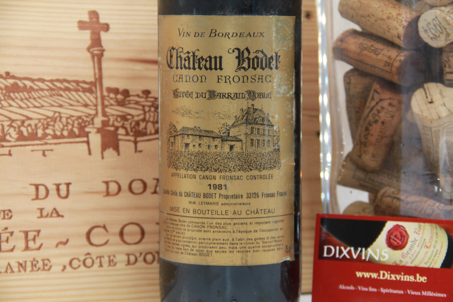 -Chateau  Bodet  Cuvée Du Barrail Noble. Canon Fronsac.  1981
